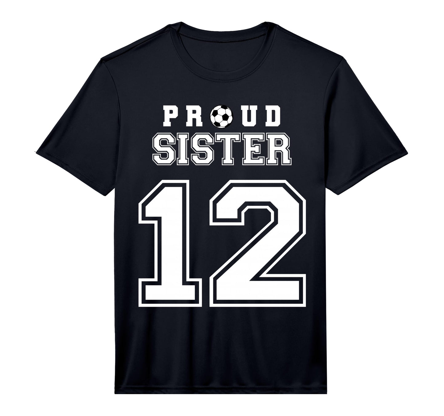 Number 12 Custom Proud Soccer Futbol T-Shirt - Novelty Apparel Unisex - T-Shirt, Sweatshirt, Hoodie