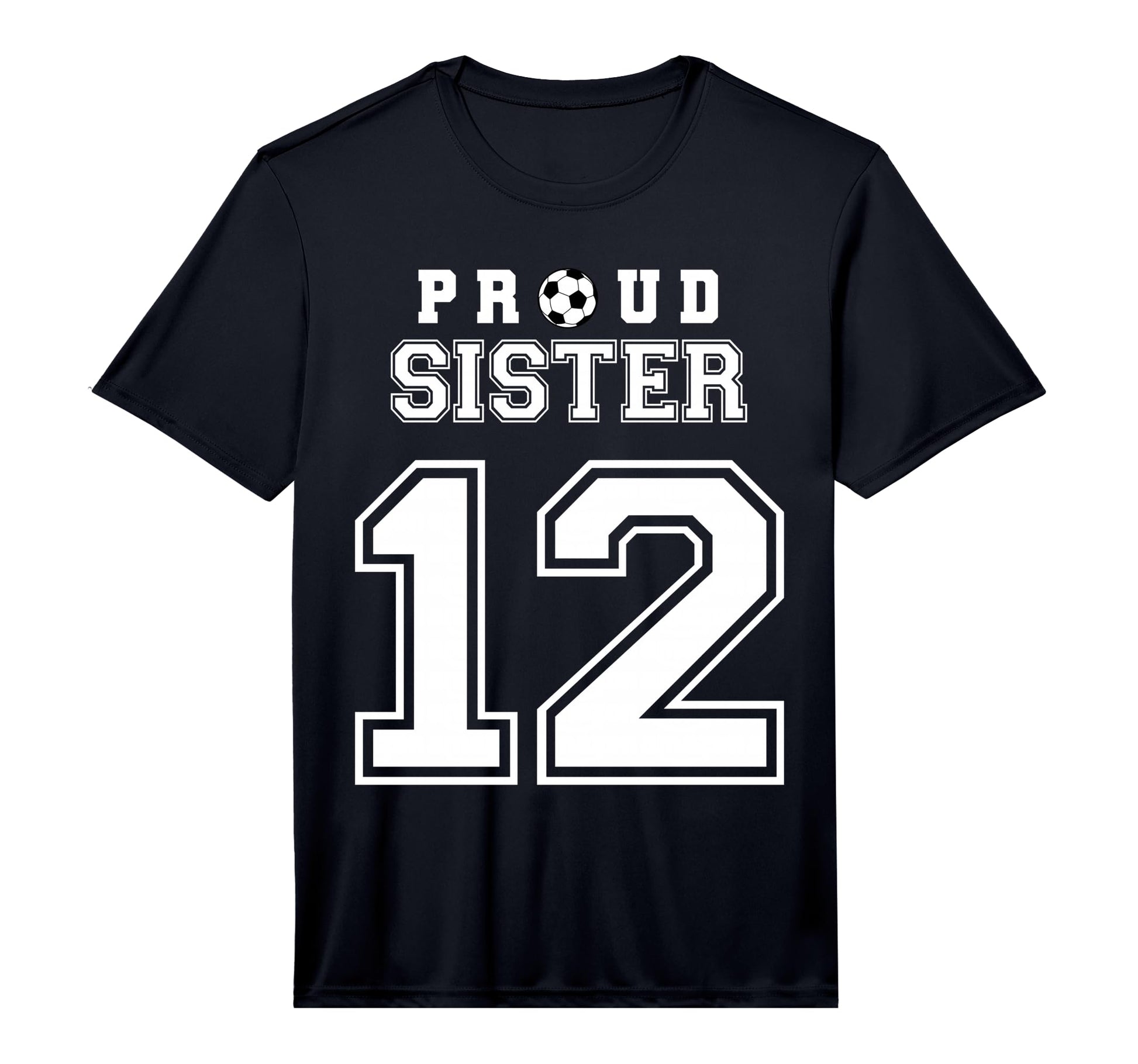 Number 12 Custom Proud Soccer Futbol T-Shirt - Novelty Apparel Unisex - T-Shirt, Sweatshirt, Hoodie