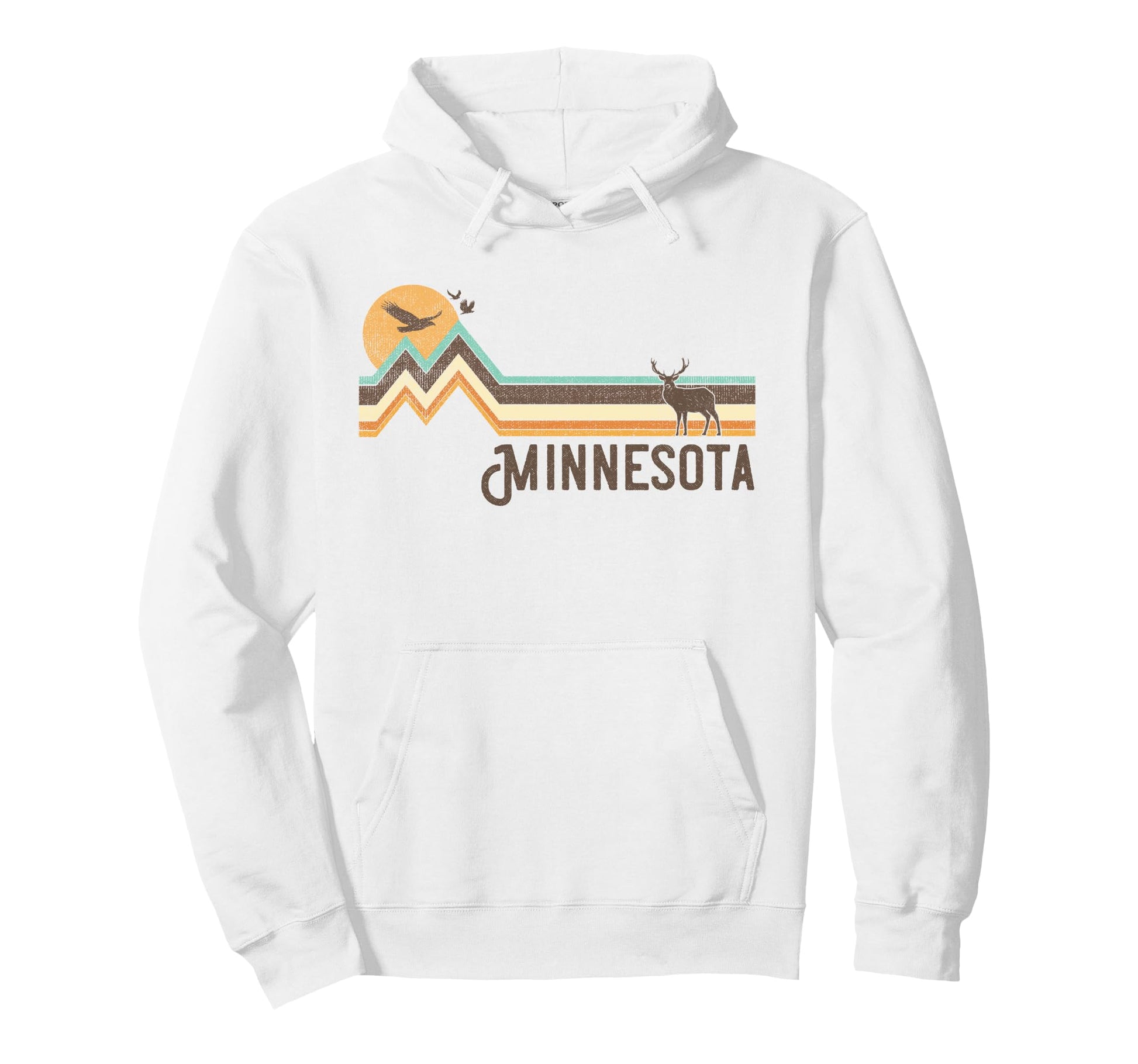Minnesota 70S 80S Nature Hoodie - Aesthetic Graphic for Adults - T-Shirt, Sweatshirt, Hoodie
