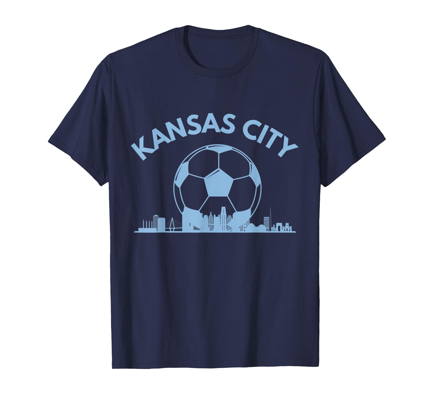Kansas City Soccer Skyline T-Shirt - Streetwear Style Unisex - T-Shirt, Sweatshirt, Hoodie