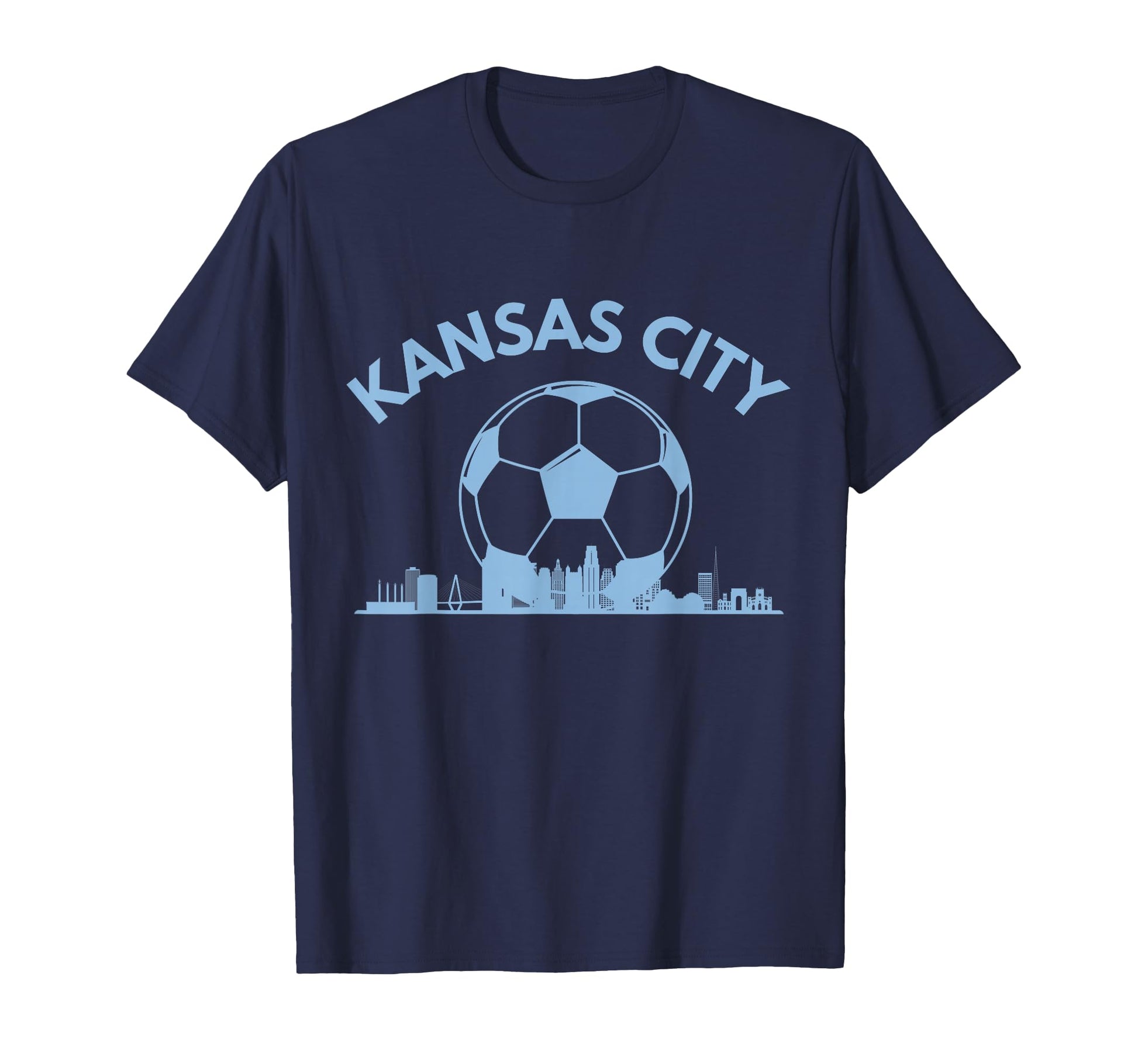 Kansas City Soccer Skyline T-Shirt - Streetwear Style Unisex - T-Shirt, Sweatshirt, Hoodie