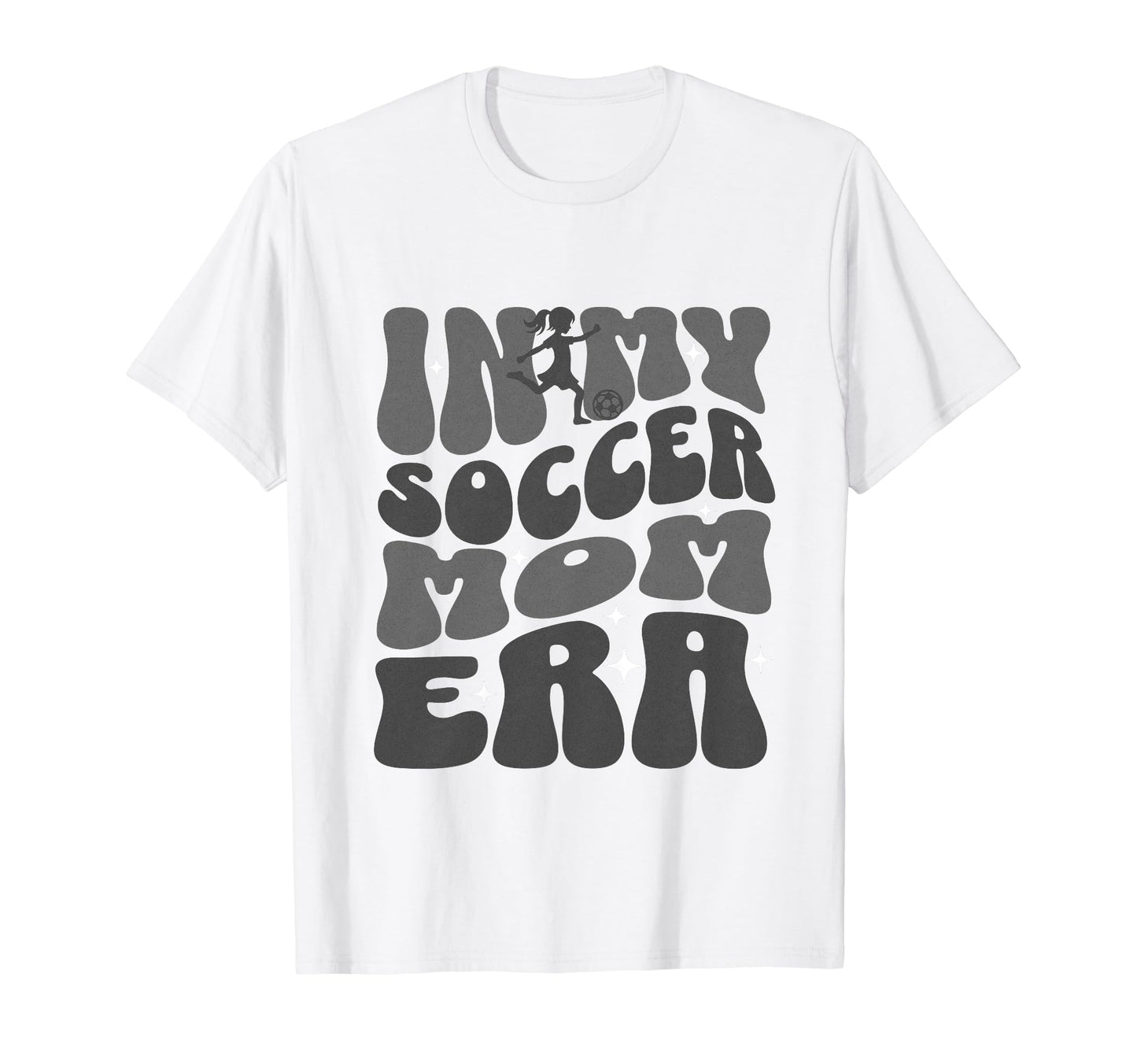 Groovy My Soccer Mom Era Football T-Shirt - Graphic Print for Adults - T-Shirt, Sweatshirt, Hoodie