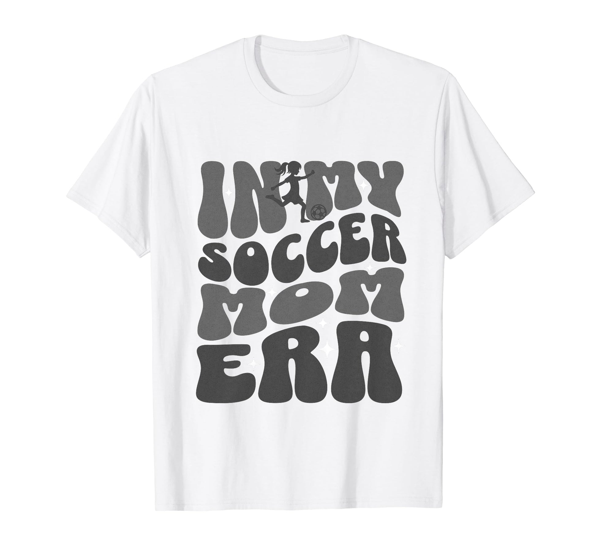 Groovy My Soccer Mom Era Football T-Shirt - Graphic Print for Adults - T-Shirt, Sweatshirt, Hoodie