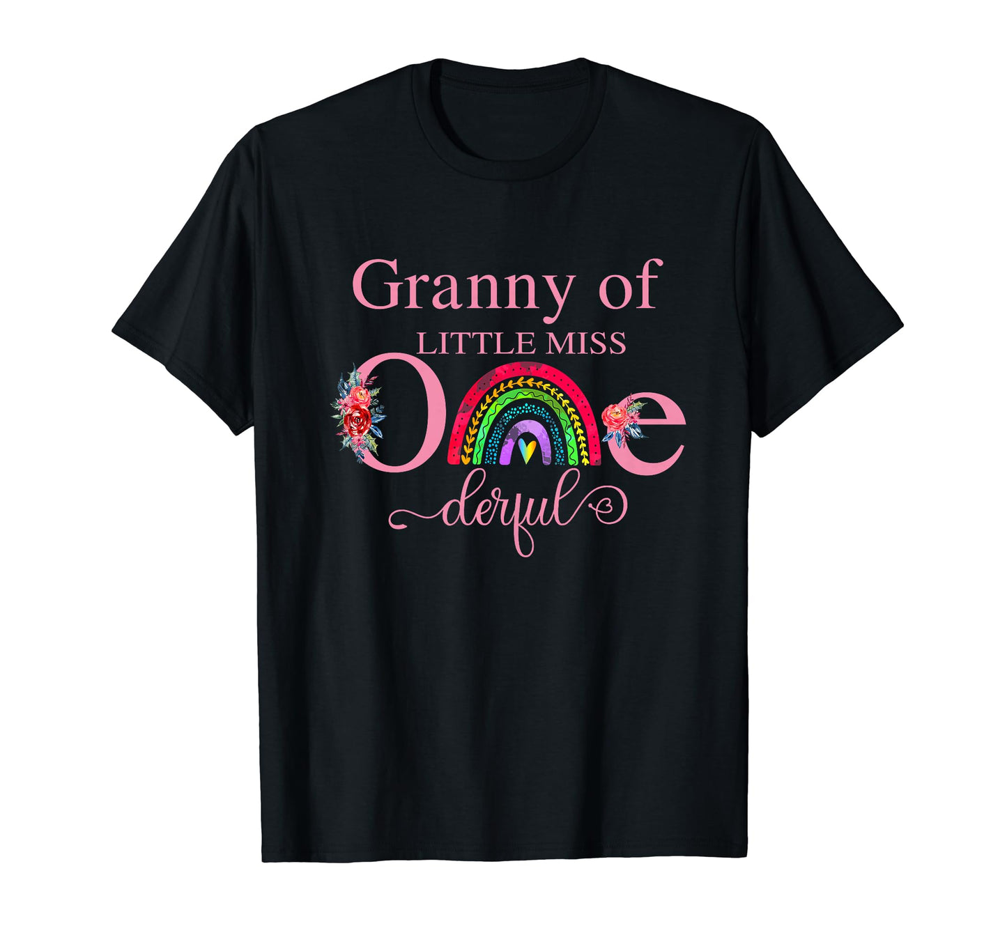 Granny Little Miss Onederful T-Shirt - Casual Everyday Wear Unisex - T-Shirt, Sweatshirt, Hoodie