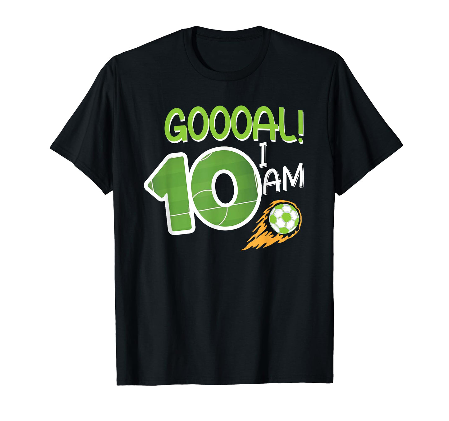 Soccer Im 10 Years Old Birthday T-Shirt - Streetwear Style Unisex - T-Shirt, Sweatshirt, Hoodie