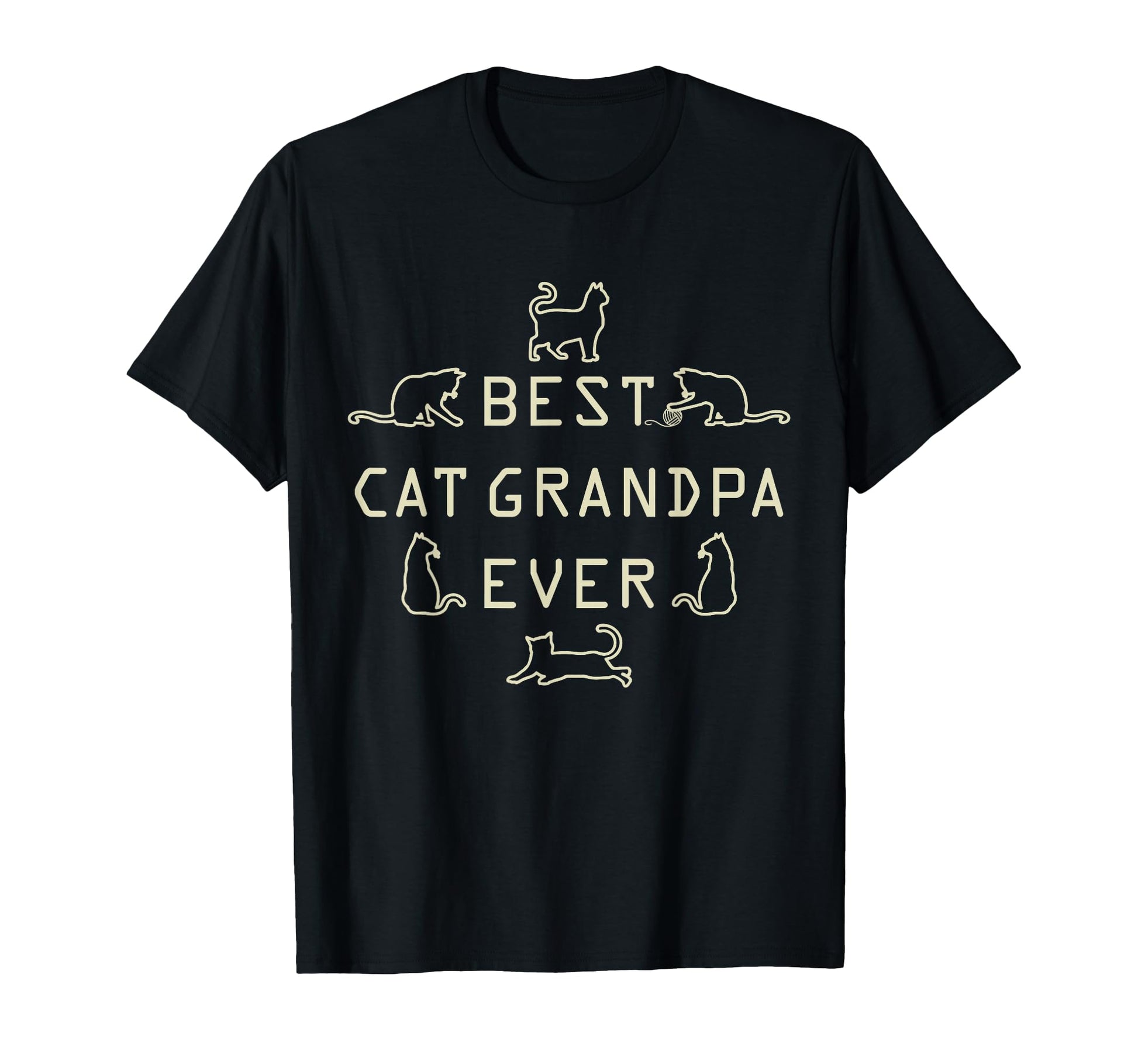 Feline Kitten Cat Grandfather Kitty T-Shirt - Aesthetic Graphic Unisex - T-Shirt, Sweatshirt, Hoodie
