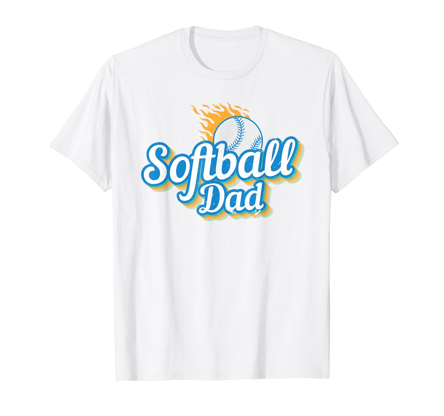 Softball Dad Softball Player Softball T-Shirt - Unique Graphic Men Women - T-Shirt, Sweatshirt, Hoodie