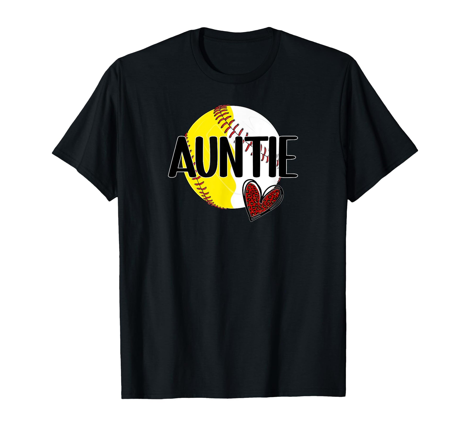 Baseball Softball Auntie Proud T-Shirt - Novelty Apparel Men Women - T-Shirt, Sweatshirt, Hoodie