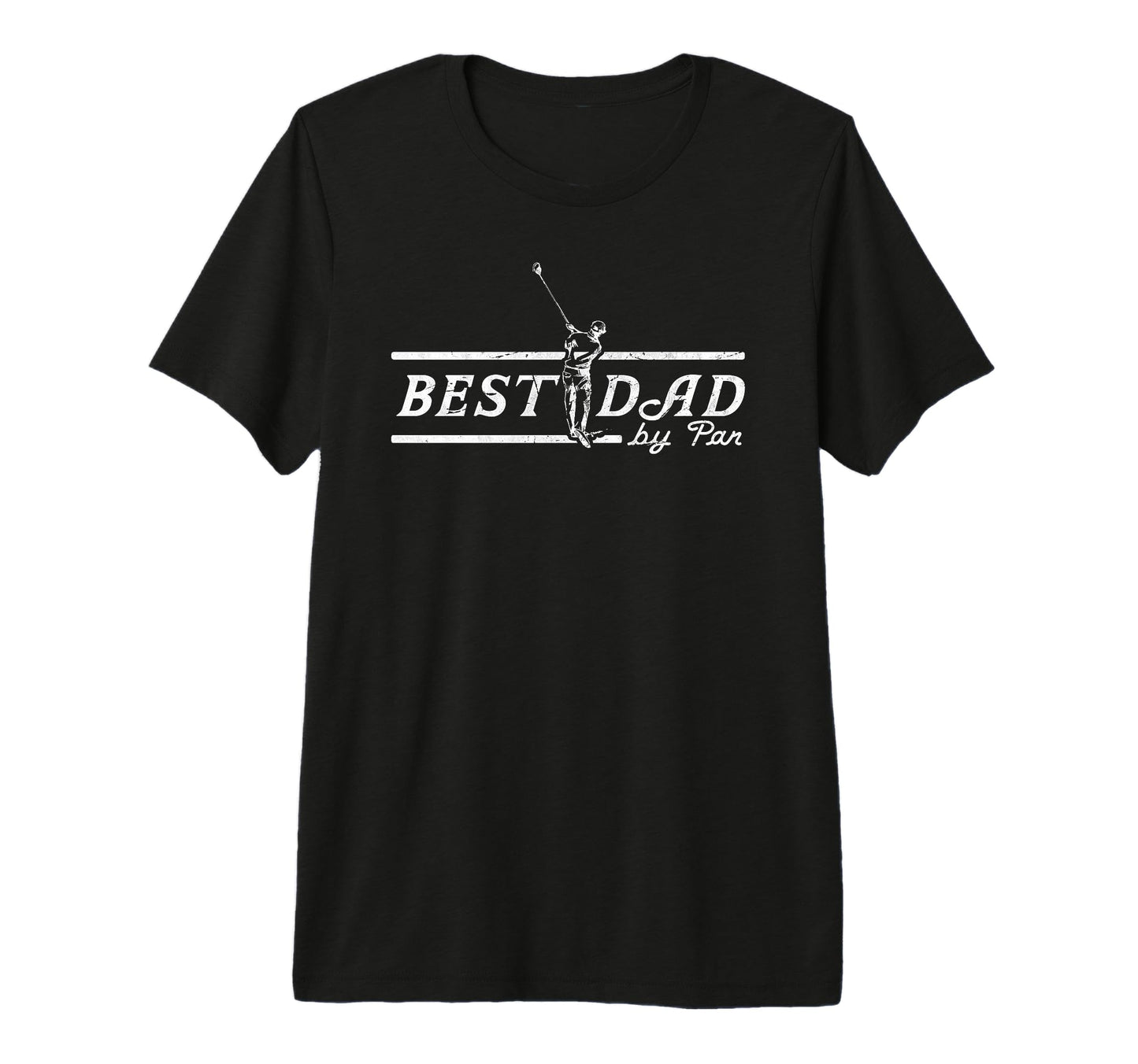 Mens Best Dad Par Funny Mens Golfing Dad T-Shirt - Graphic Print Unisex - T-Shirt, Sweatshirt, Hoodie