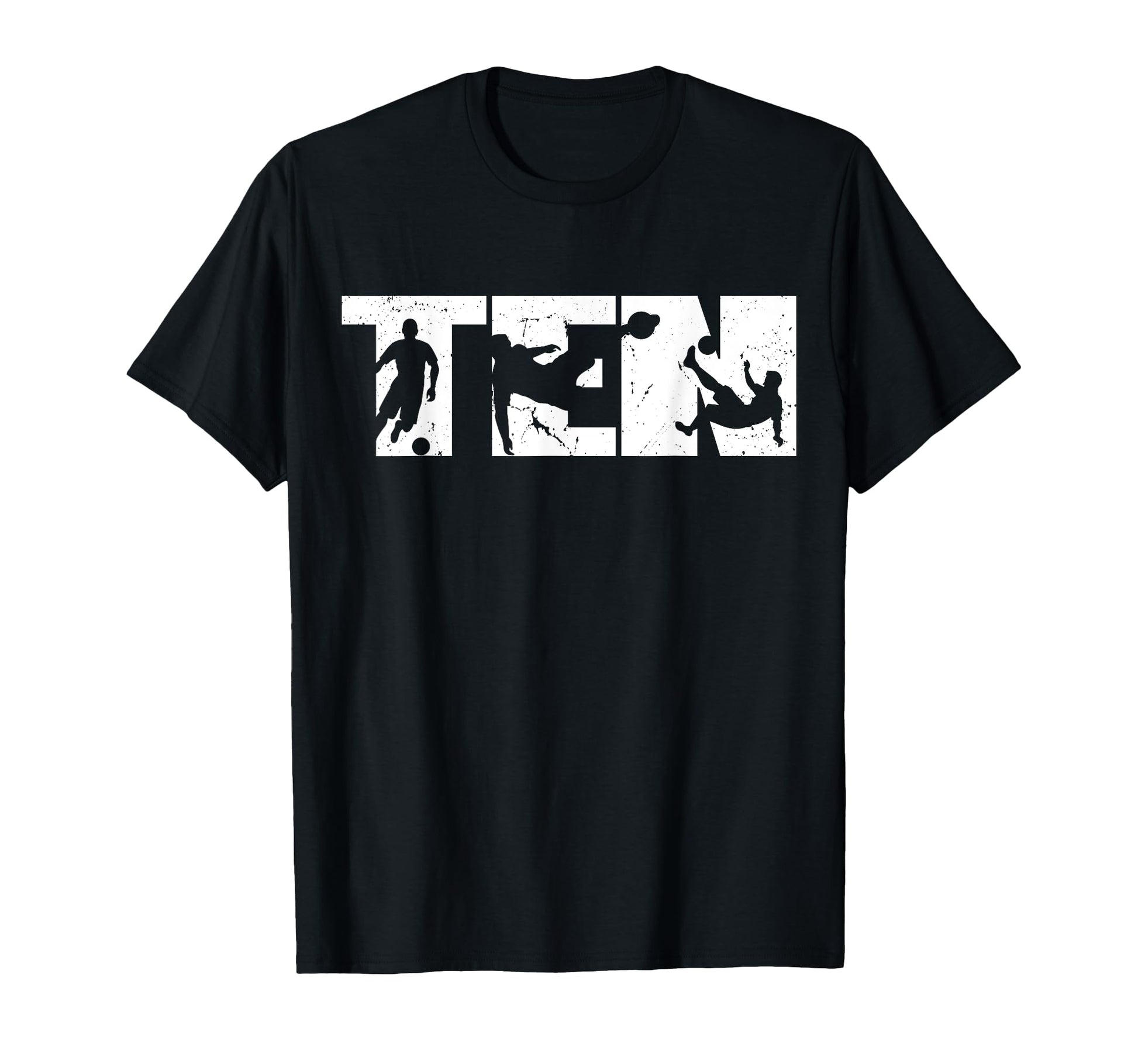 10Th Birthday Soccer 10 Years Old T-Shirt - Casual Everyday Wear for Adults - T-Shirt, Sweatshirt, Hoodie