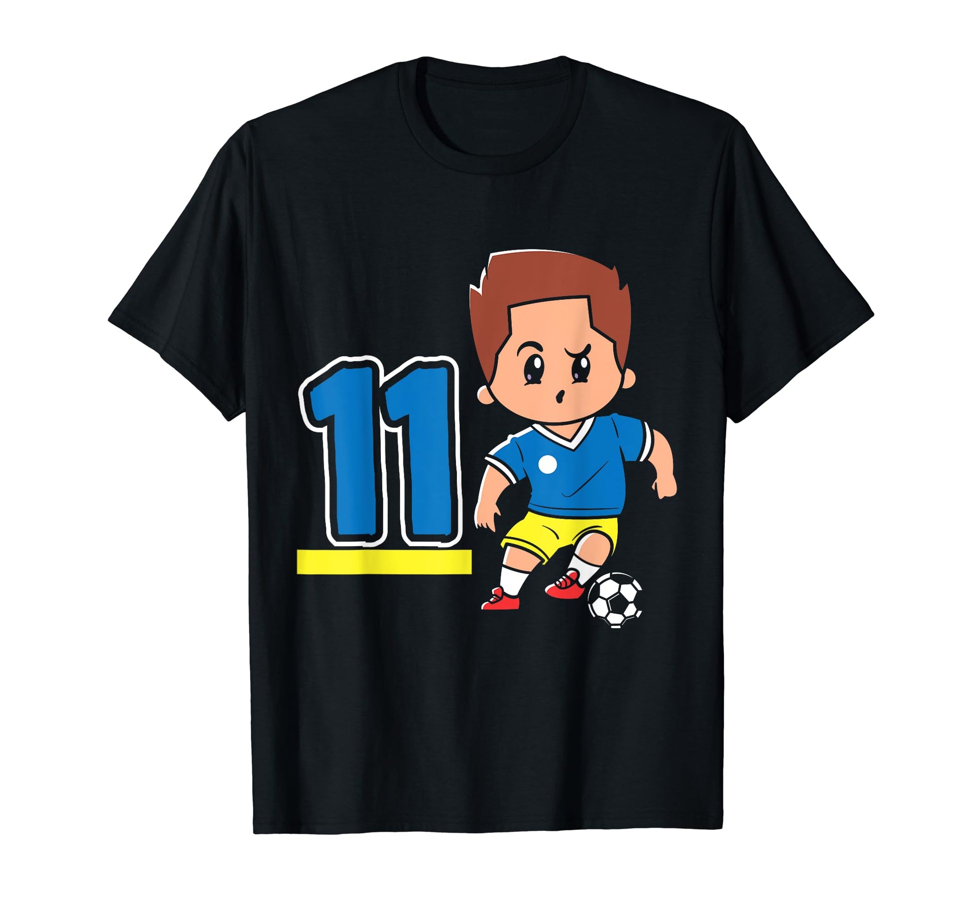 11Th Birthday 11 Years Soccer T-Shirt - Novelty Apparel for Adults - T-Shirt, Sweatshirt, Hoodie