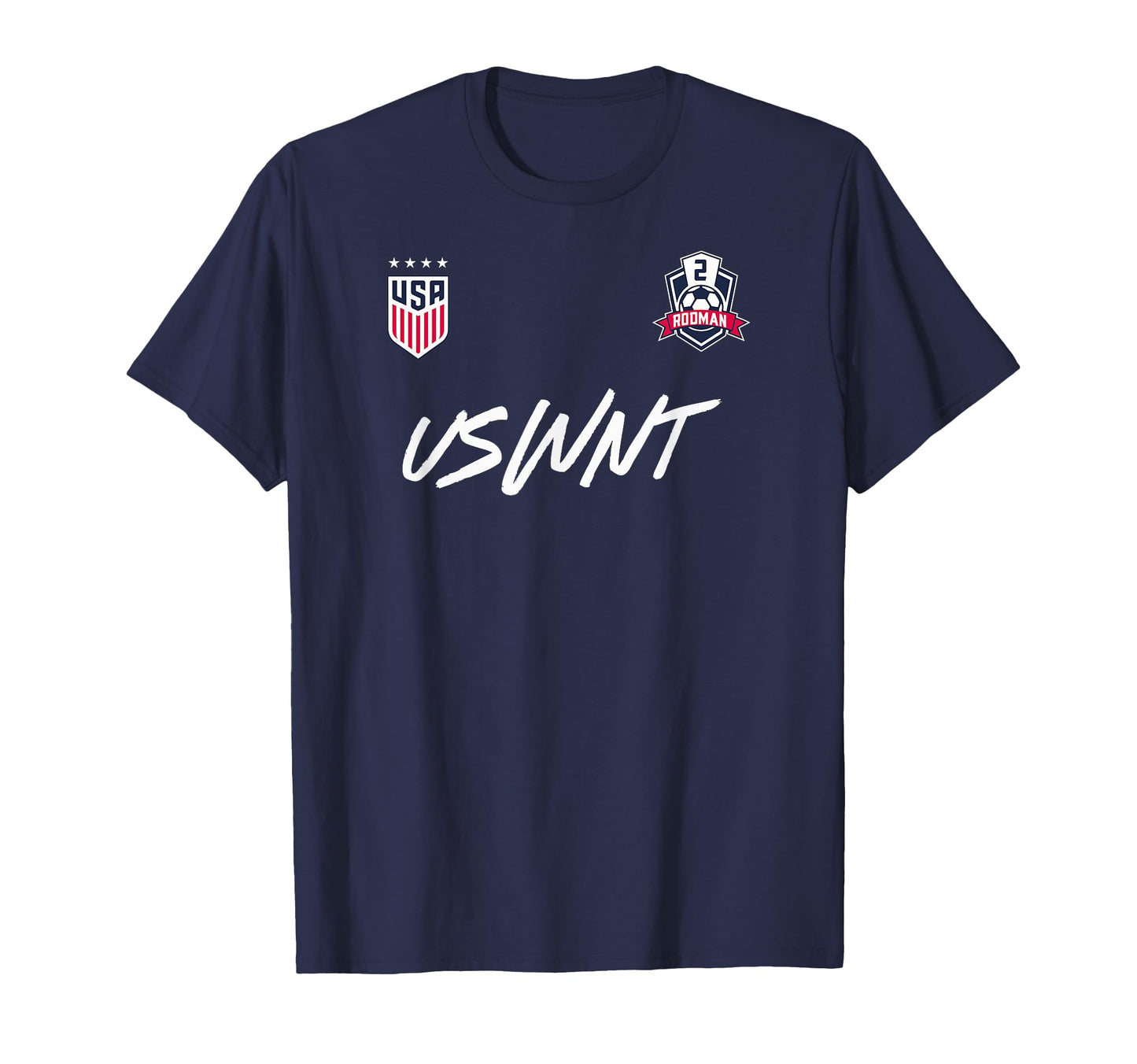 Trinity Rodman 2 Navy Uswnt T-Shirt - Casual Everyday Wear for Adults - T-Shirt, Sweatshirt, Hoodie