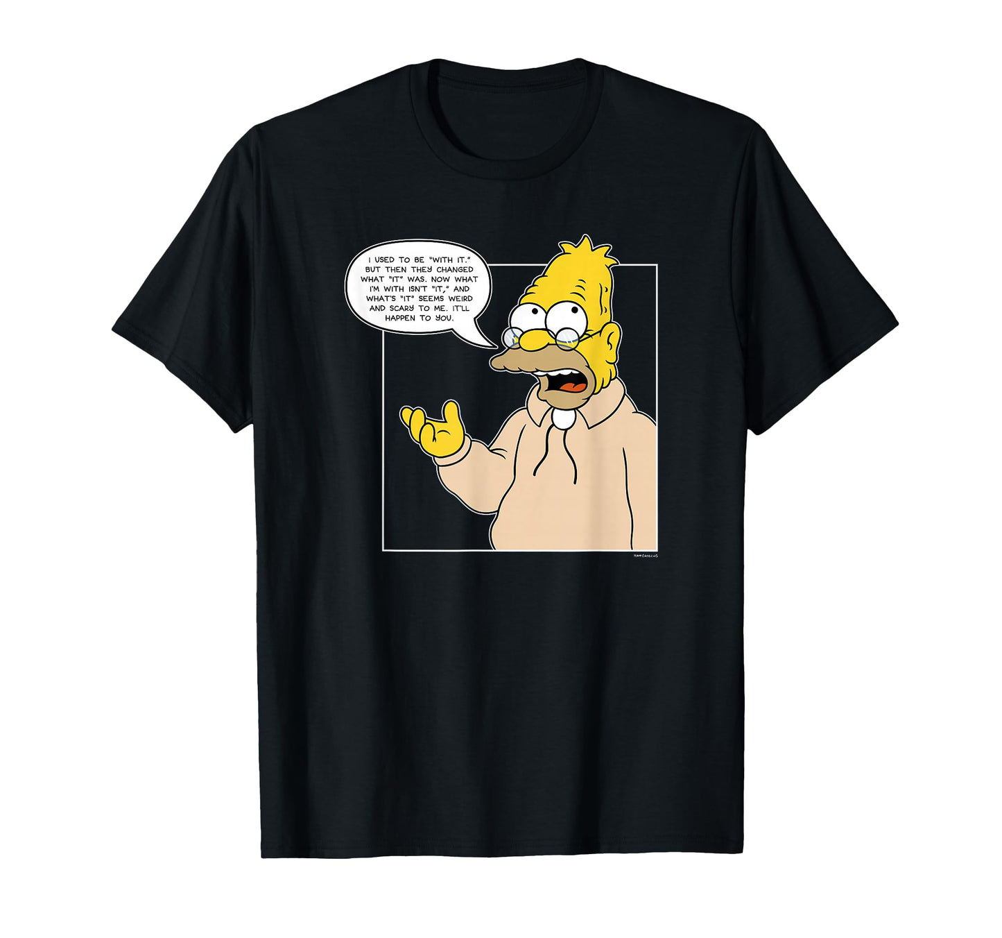 Simpsons Grandpa V2 T-Shirt - Trendy Graphic Men Women - T-Shirt, Sweatshirt, Hoodie