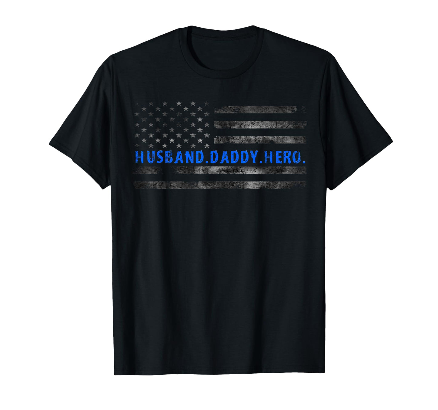 Thin Blue Line Usa Flag Police T-Shirt - Aesthetic Graphic for Adults - T-Shirt, Sweatshirt, Hoodie