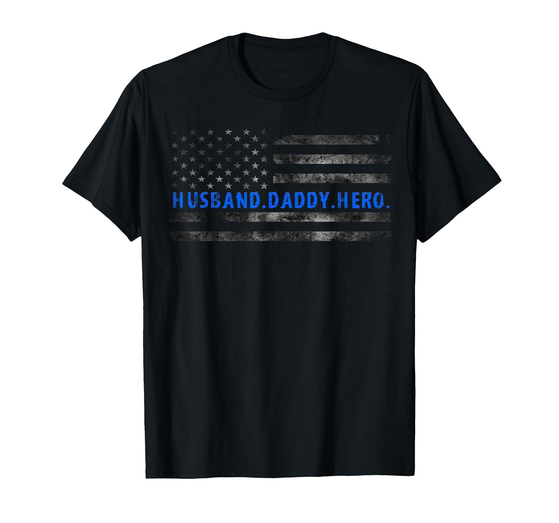 Thin Blue Line Usa Flag Police T-Shirt - Aesthetic Graphic for Adults - T-Shirt, Sweatshirt, Hoodie