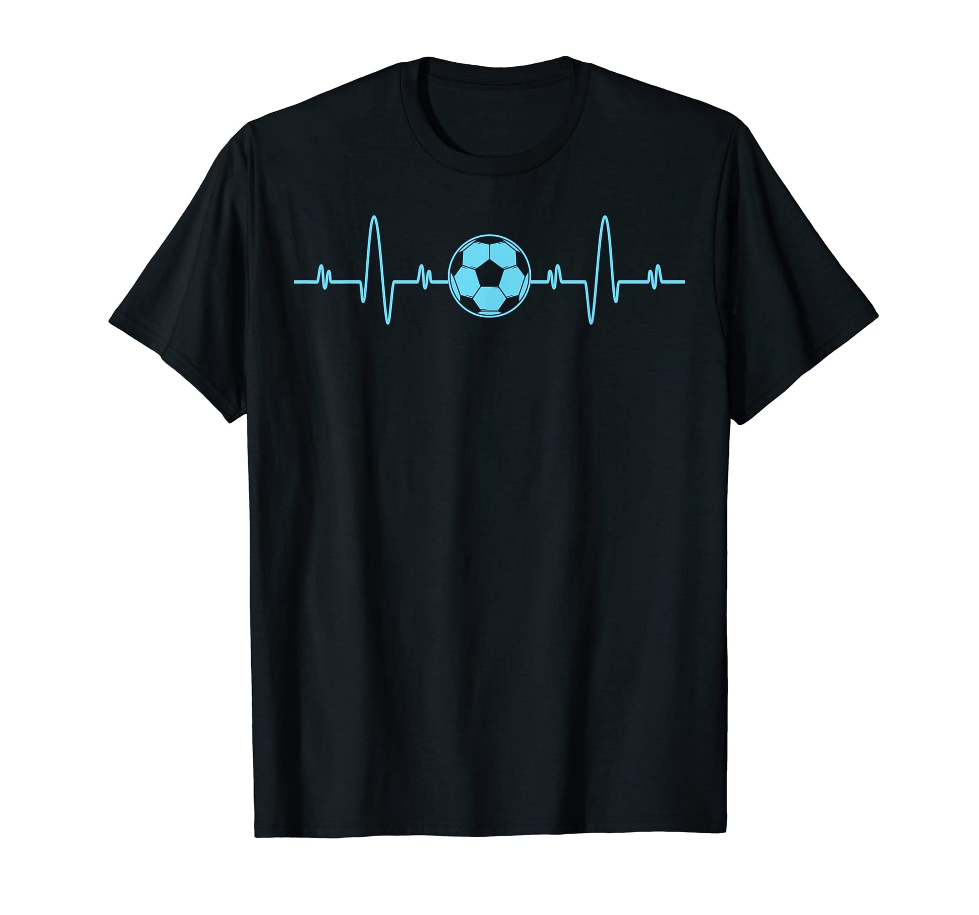Soccer Heartbeat Soccer Lover Fans T-Shirt - Trendy Graphic for Adults - T-Shirt, Sweatshirt, Hoodie