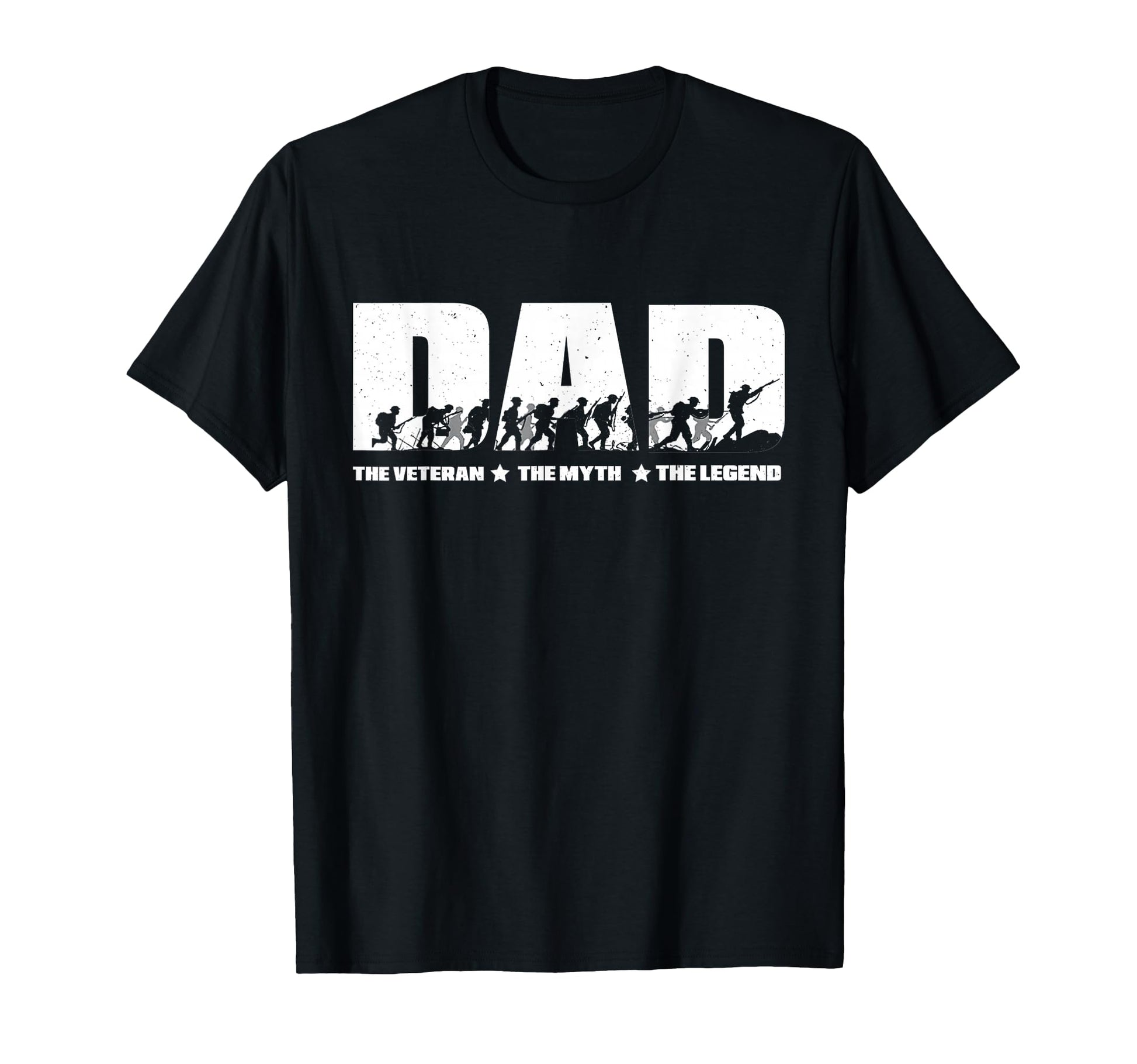 Dad Veteran Myth Legend Fathers Day T-Shirt - Custom Art Print for Adults - T-Shirt, Sweatshirt, Hoodie