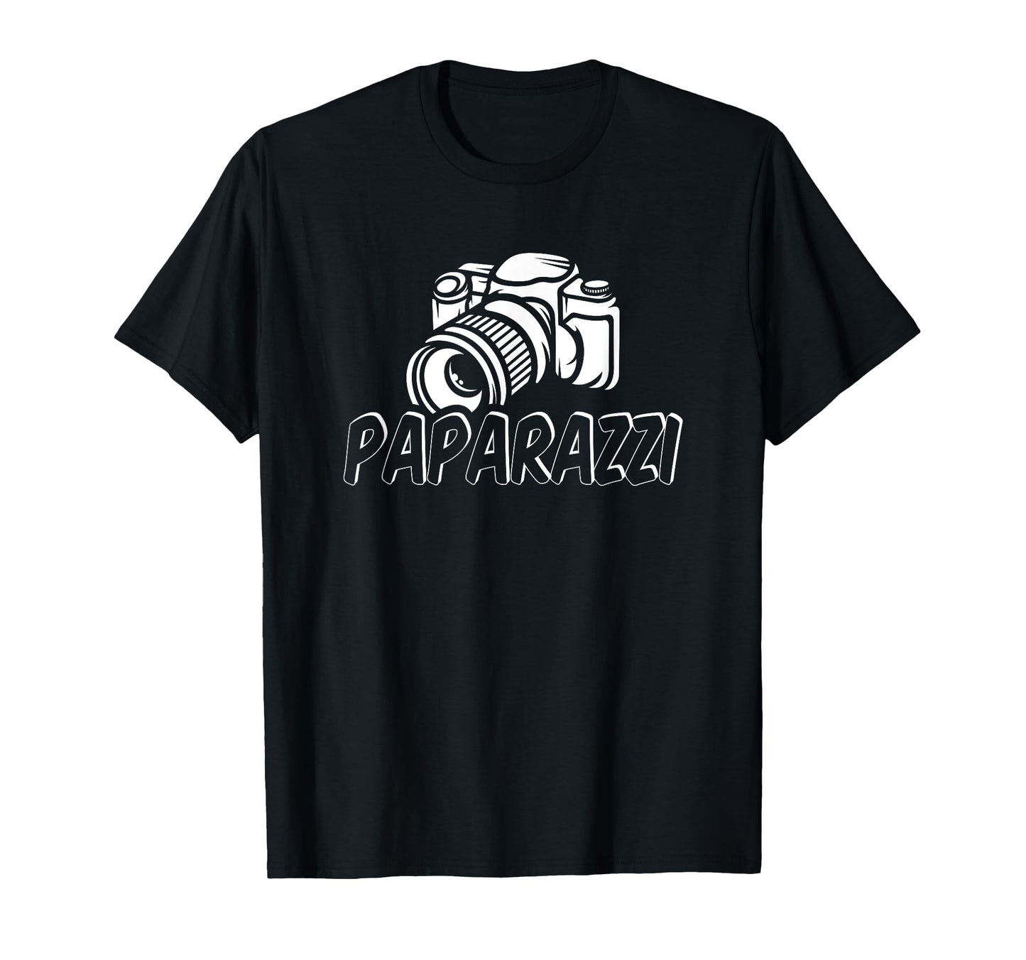 Paparazzi Funny Dad Photographer Camera T-Shirt - Graphic Print Unisex - T-Shirt, Sweatshirt, Hoodie