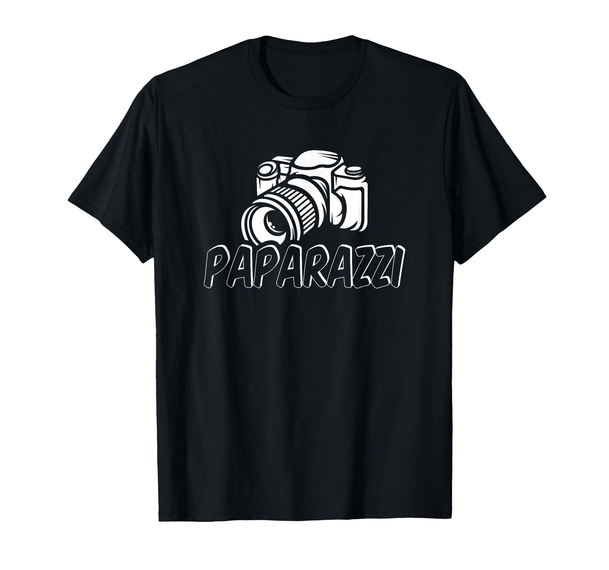 Paparazzi Funny Dad Photographer Camera T-Shirt - Graphic Print Unisex - T-Shirt, Sweatshirt, Hoodie