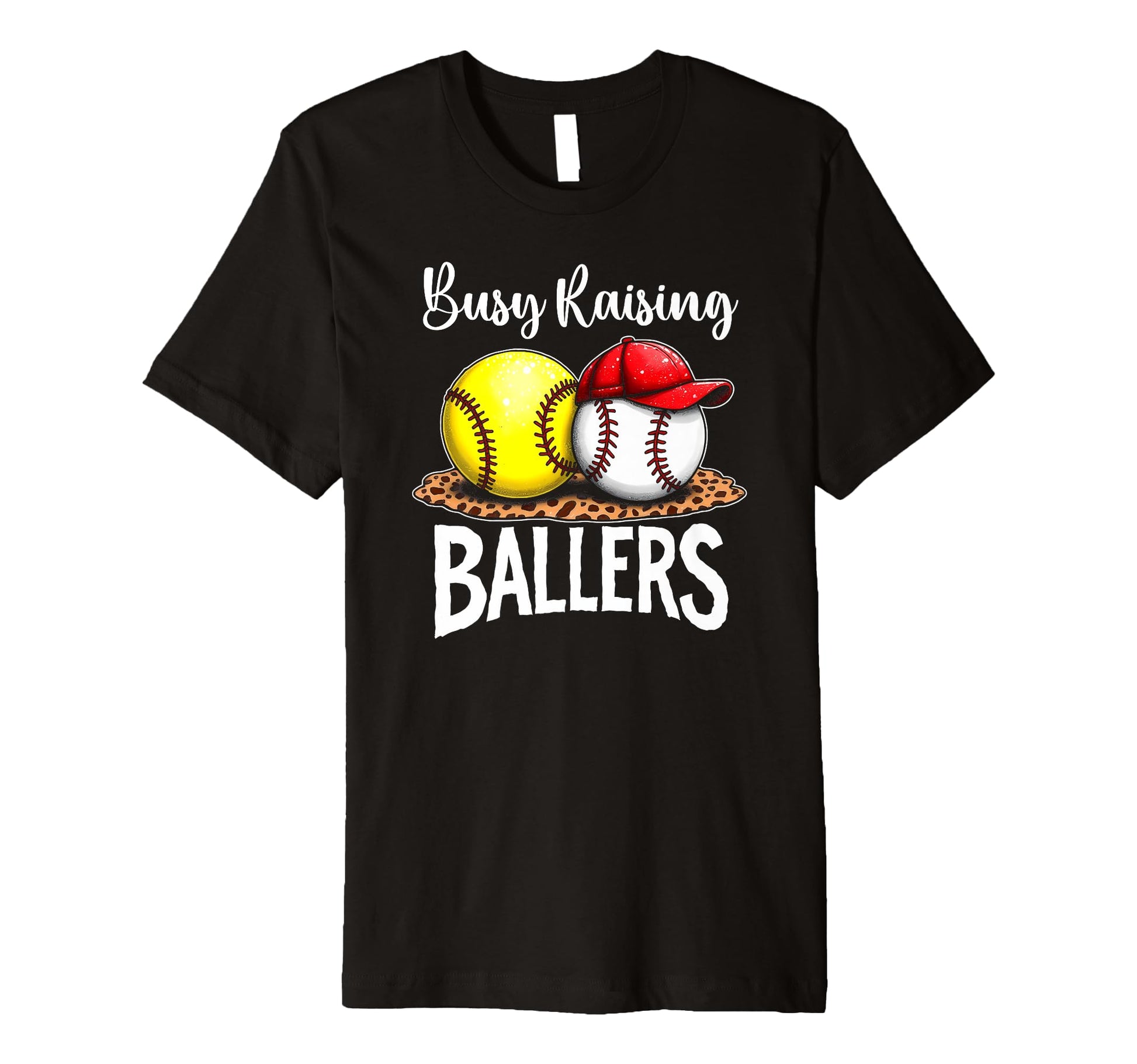 Joyful Busy Raising Ballers Ballplayer T-Shirt - Novelty Apparel Men Women - T-Shirt, Sweatshirt, Hoodie