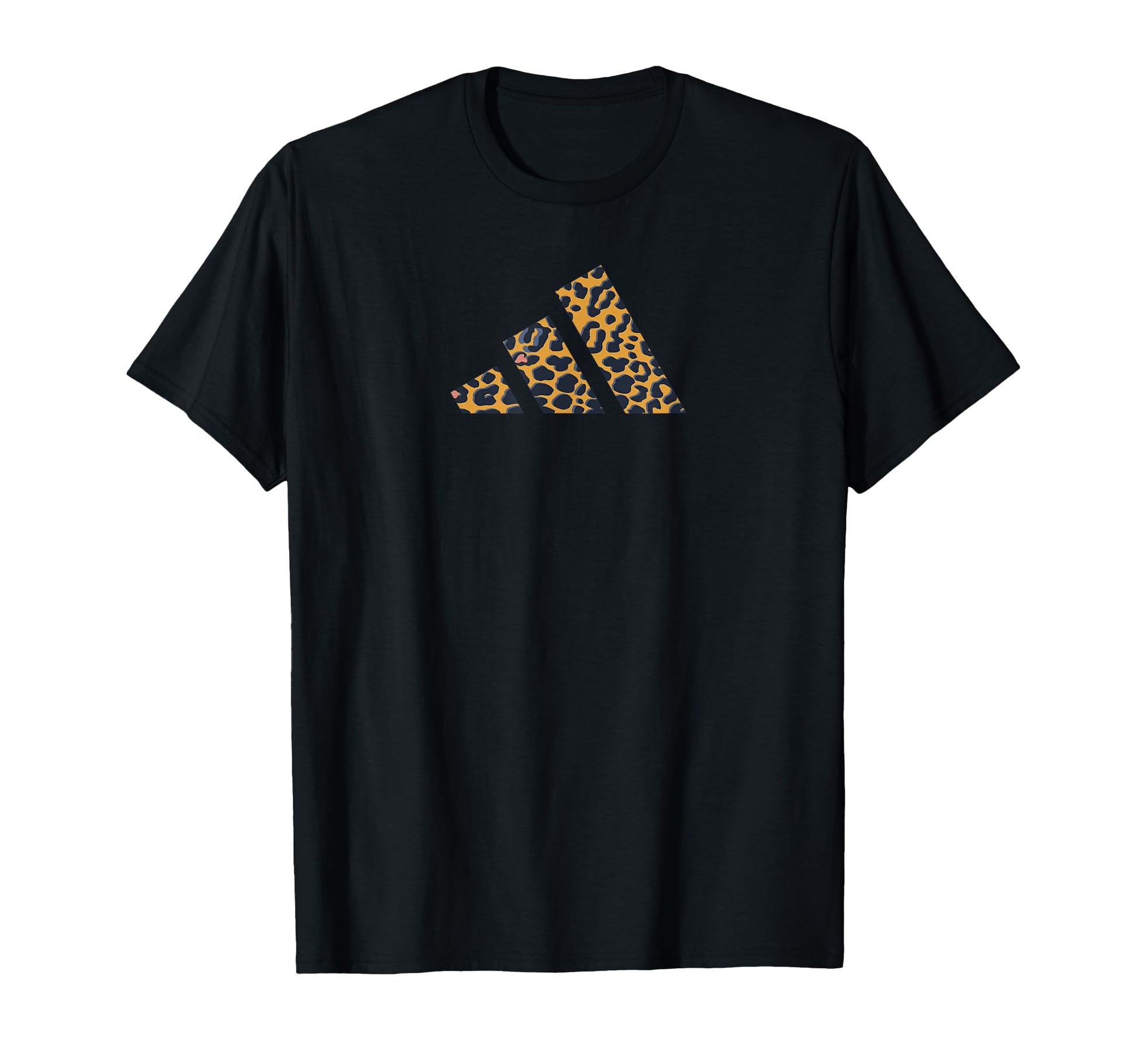 Adidas Leopard Three Stripes T-Shirt - Novelty Apparel Men Women - T-Shirt, Sweatshirt, Hoodie
