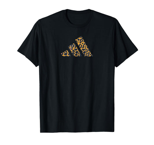 Adidas Leopard Three Stripes T-Shirt - Novelty Apparel Men Women - T-Shirt, Sweatshirt, Hoodie