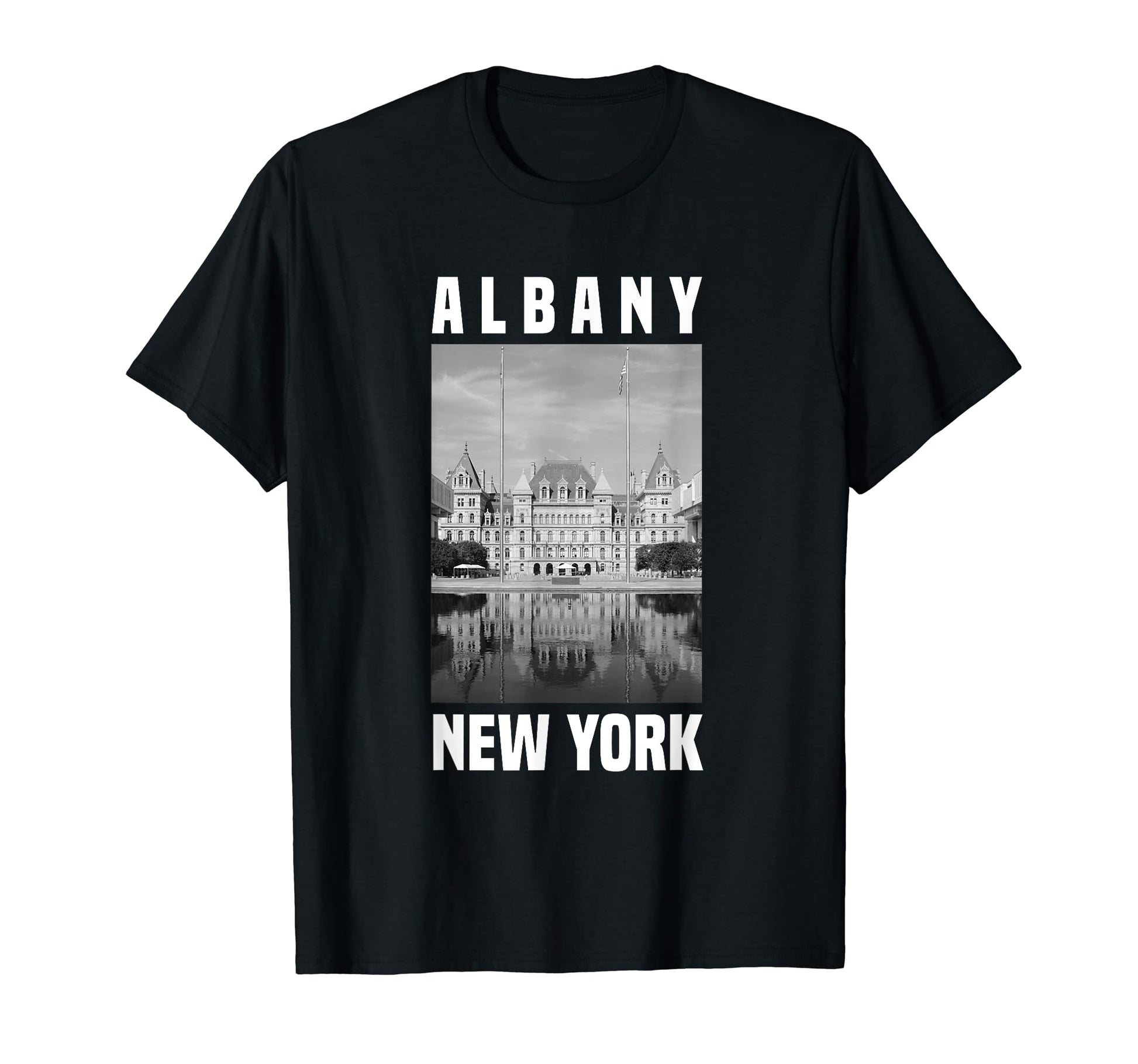 New York State Capitol Building Albany T-Shirt - Novelty Apparel Unisex - T-Shirt, Sweatshirt, Hoodie