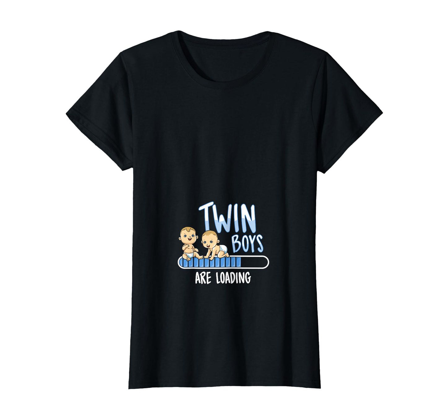 Twin Loading Pregnancy Announcement T-Shirt - Fun Novelty Design Unisex - T-Shirt, Sweatshirt, Hoodie