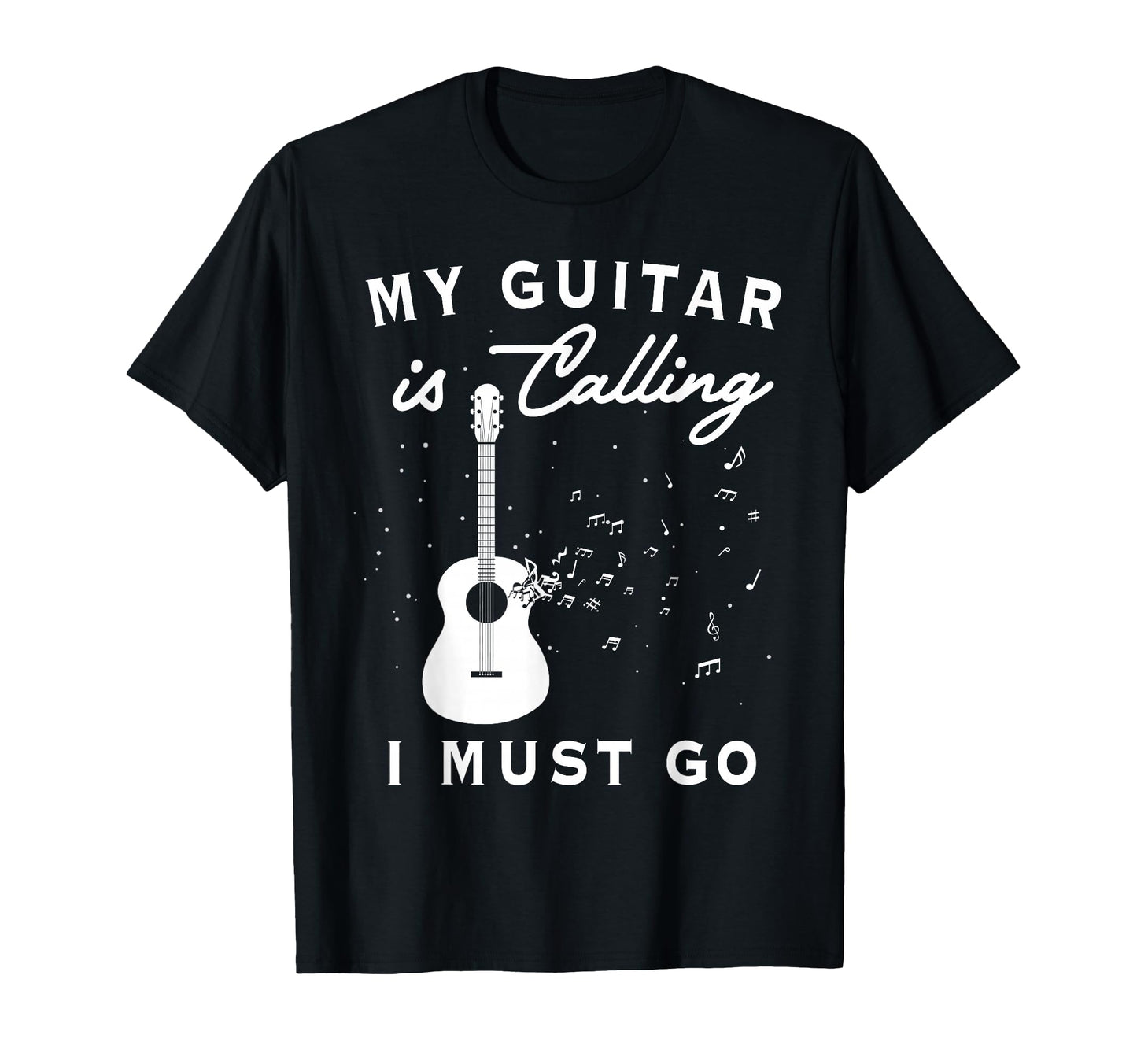 My Guitar Is Calling Guitar Player T-Shirt - Aesthetic Graphic Unisex - T-Shirt, Sweatshirt, Hoodie