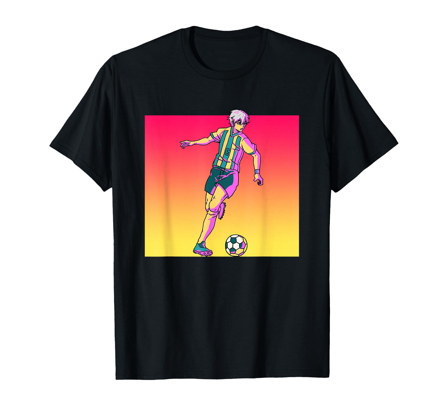 Soccer Anime Japanese Otaku Weeb T-Shirt - Minimalist Print Unisex - T-Shirt, Sweatshirt, Hoodie
