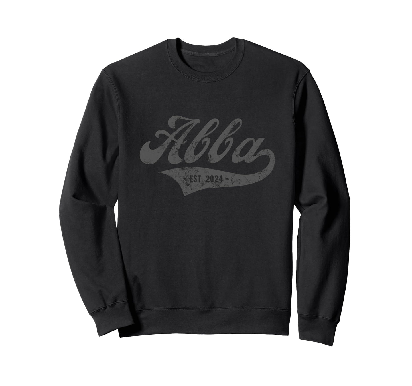 Abba Est 2024 Hebrew New Dad Sweatshirt - Streetwear Style Men Women - T-Shirt, Sweatshirt, Hoodie