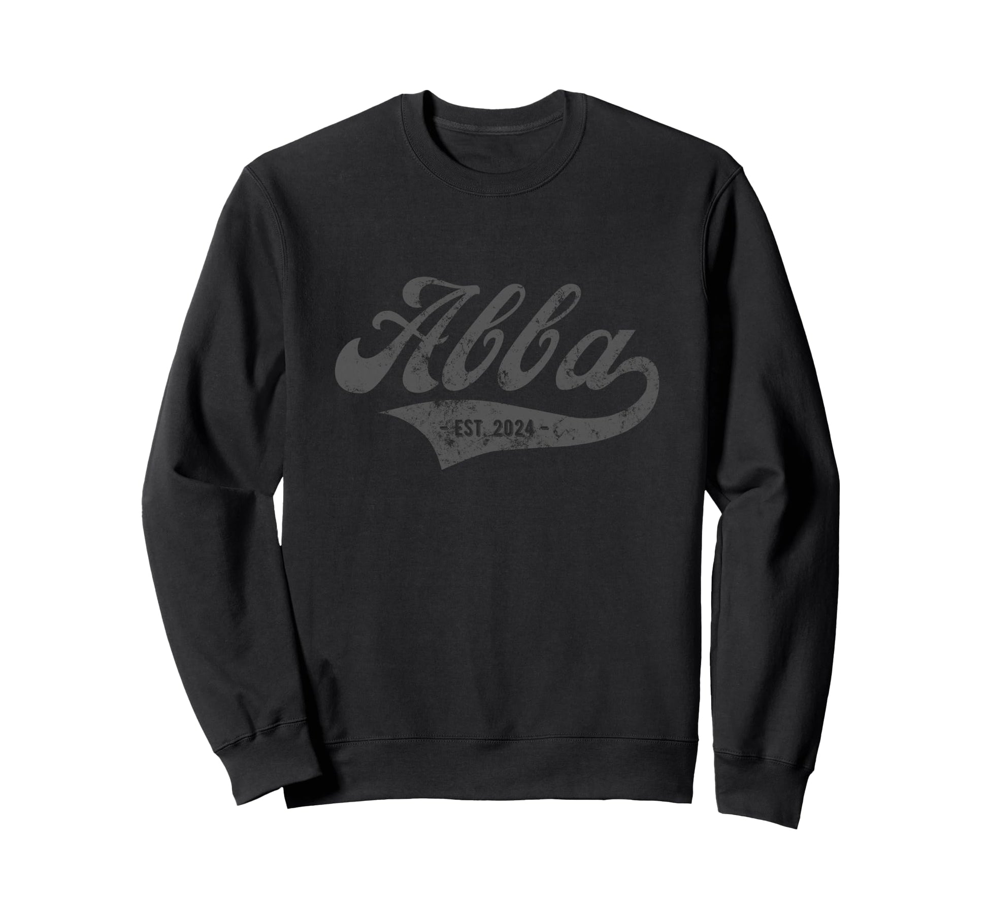 Abba Est 2024 Hebrew New Dad Sweatshirt - Streetwear Style Men Women - T-Shirt, Sweatshirt, Hoodie