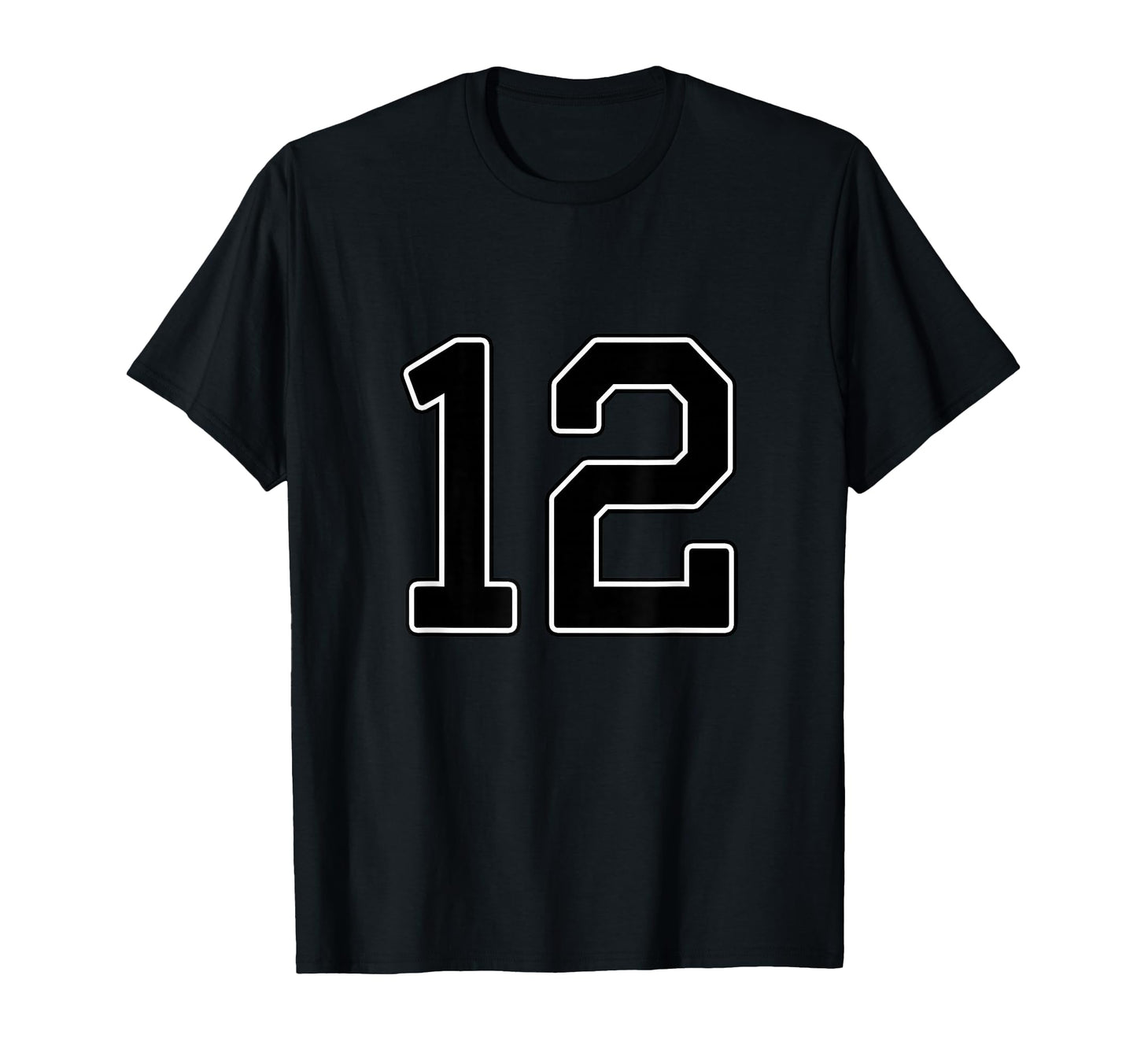 12 Number Uniform Numbering Number T-Shirt - Aesthetic Graphic Unisex - T-Shirt, Sweatshirt, Hoodie