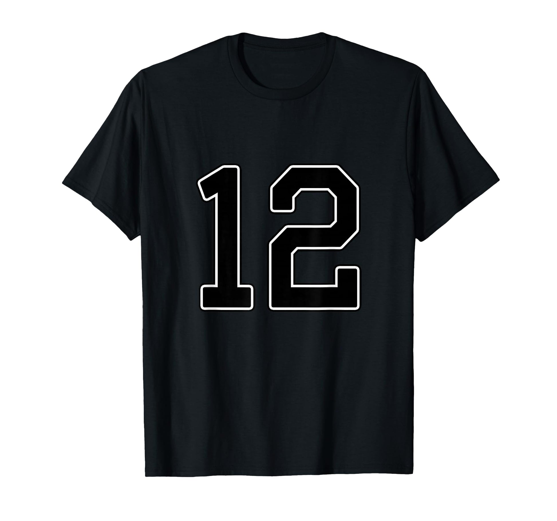 12 Number Uniform Numbering Number T-Shirt - Aesthetic Graphic Unisex - T-Shirt, Sweatshirt, Hoodie