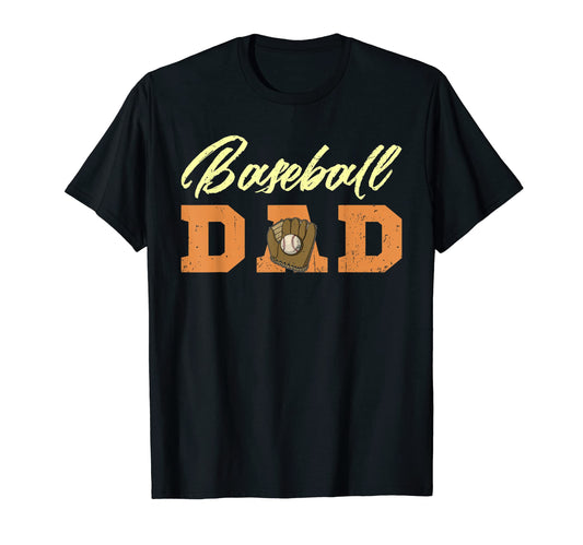 Baseball Fathers Day Parent Glove T-Shirt - Fun Novelty Design for Adults - T-Shirt, Sweatshirt, Hoodie