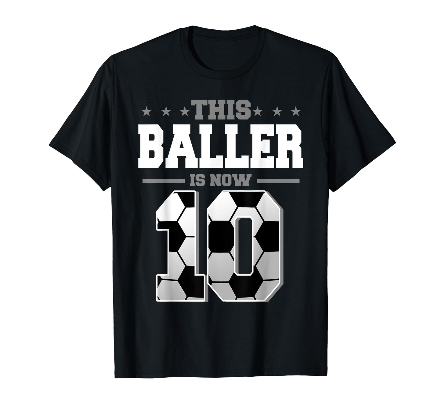 This Baller Is Now 10 Birthday T-Shirt - Aesthetic Graphic for Adults - T-Shirt, Sweatshirt, Hoodie