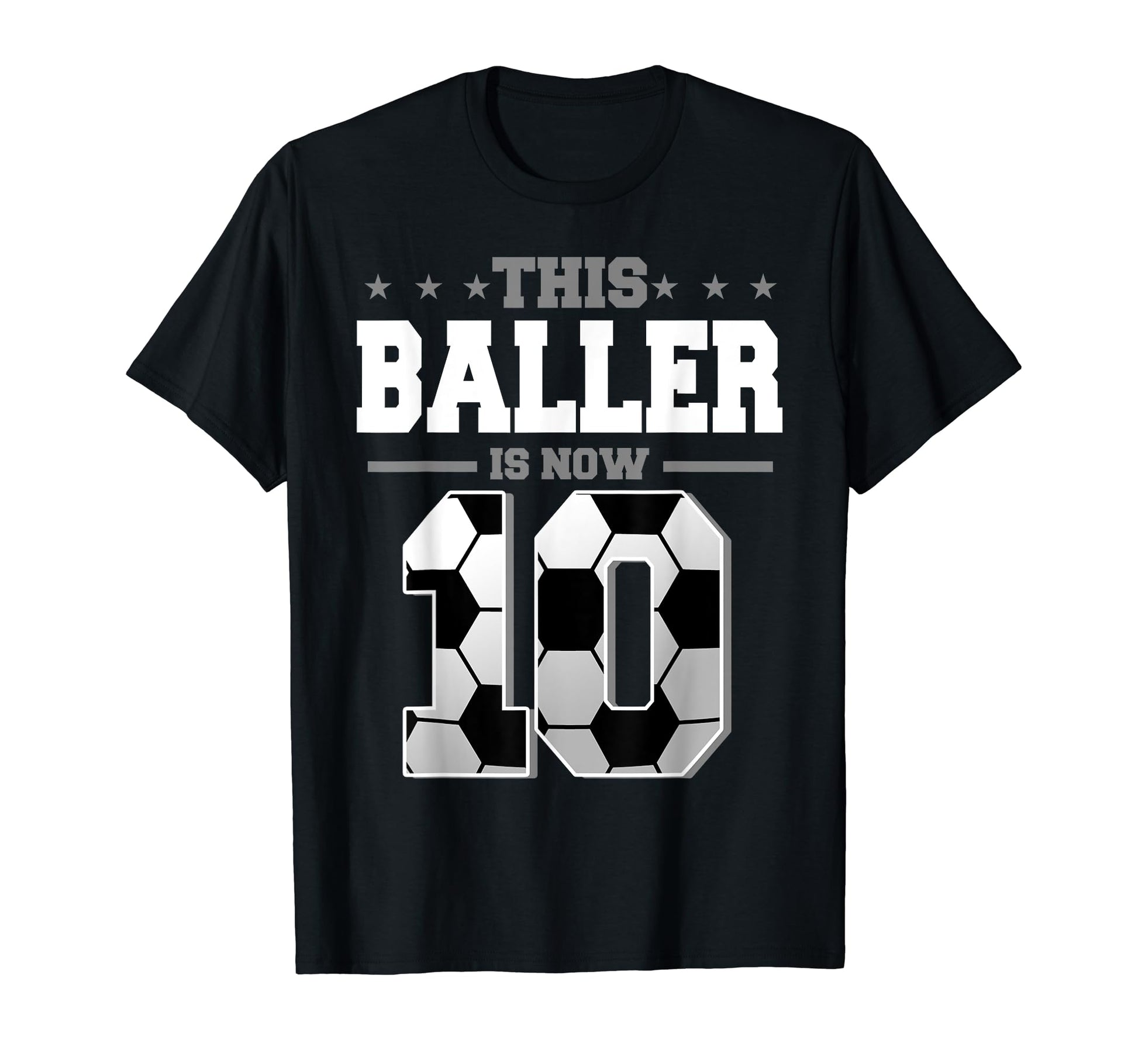 This Baller Is Now 10 Birthday T-Shirt - Aesthetic Graphic for Adults - T-Shirt, Sweatshirt, Hoodie