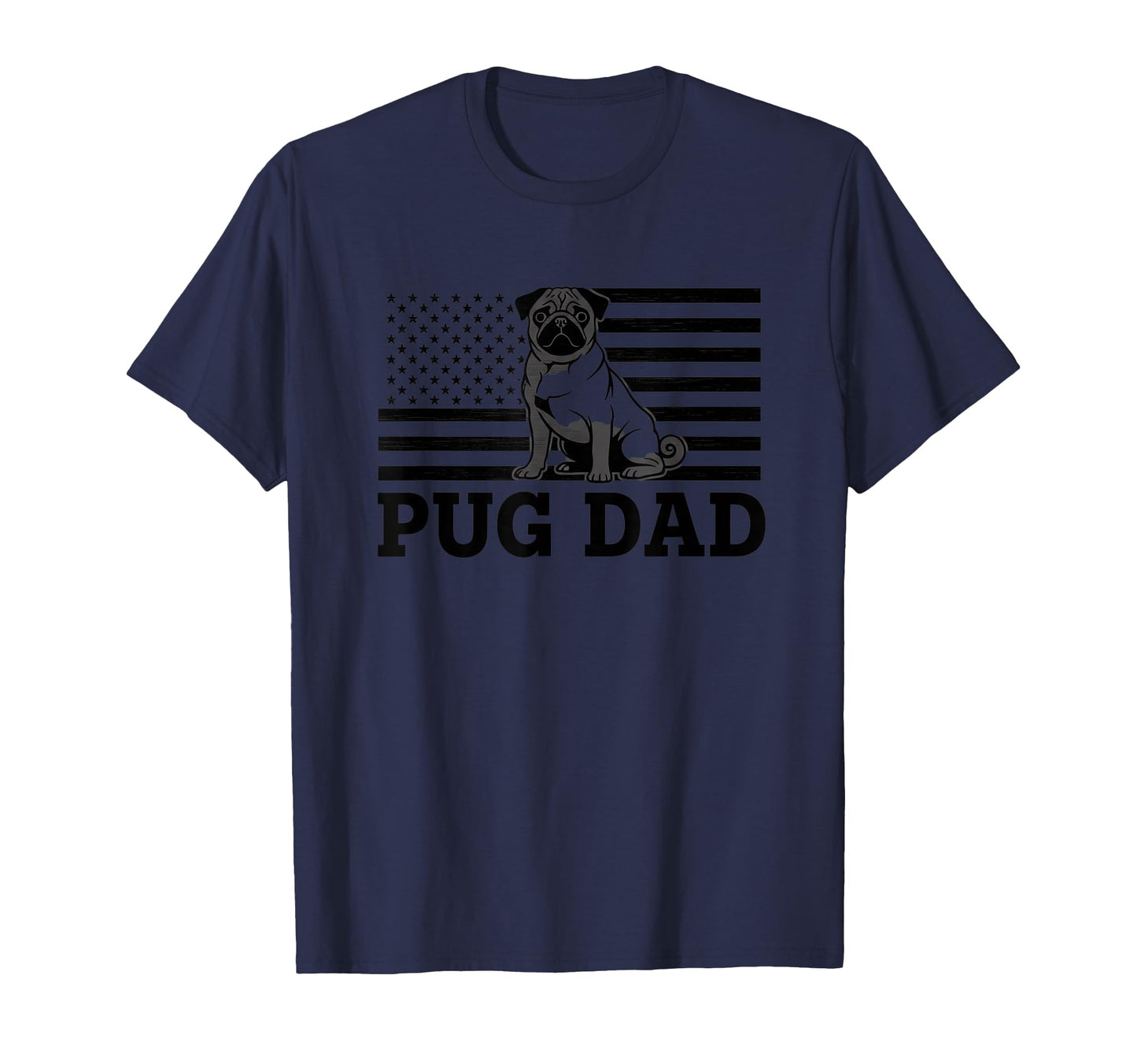 Dad Patriotic American Flag Dad T-Shirt - Minimalist Print Unisex - T-Shirt, Sweatshirt, Hoodie