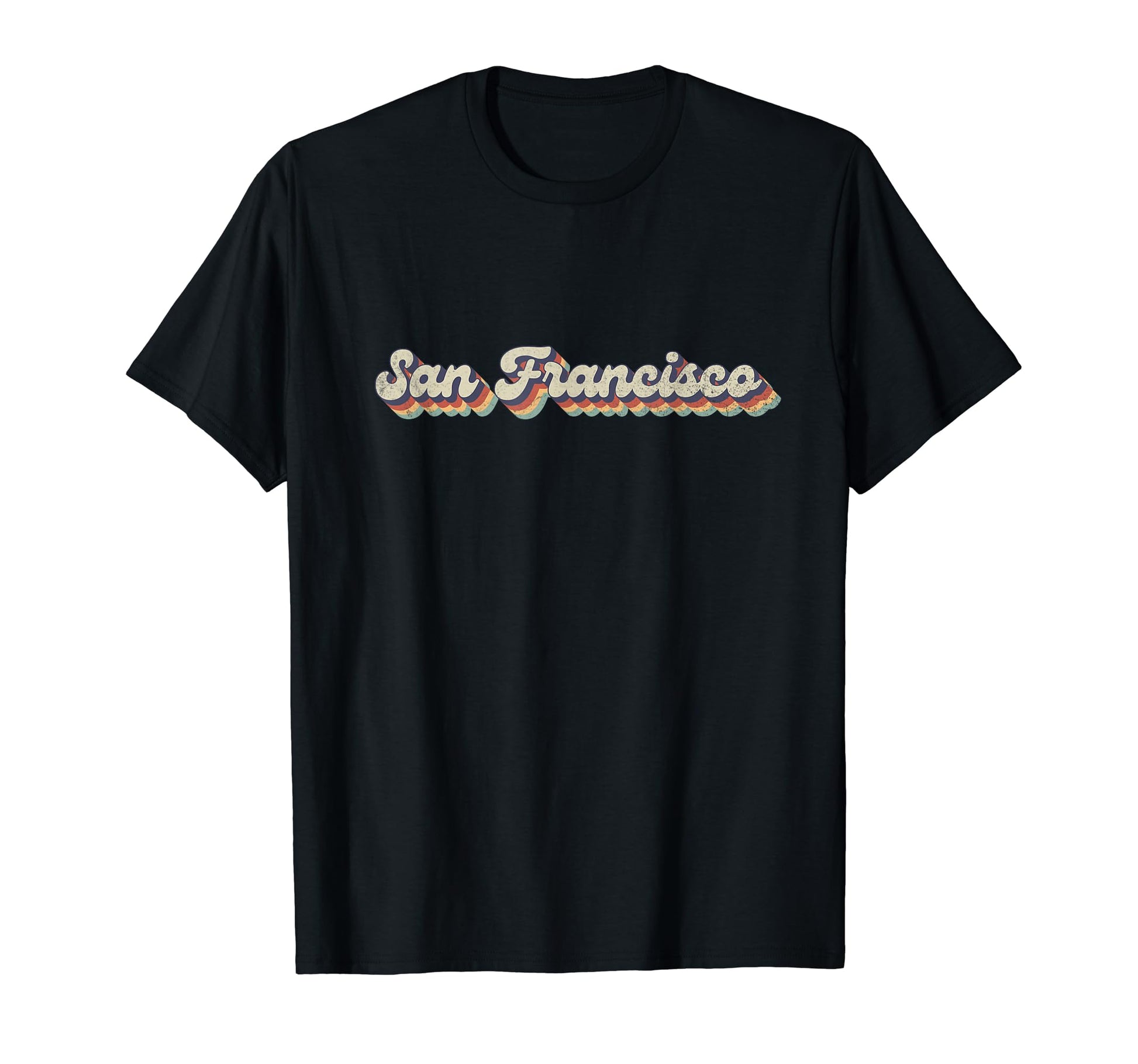 70S 80S Usa City San Francisco T-Shirt - Trendy Graphic Unisex - T-Shirt, Sweatshirt, Hoodie