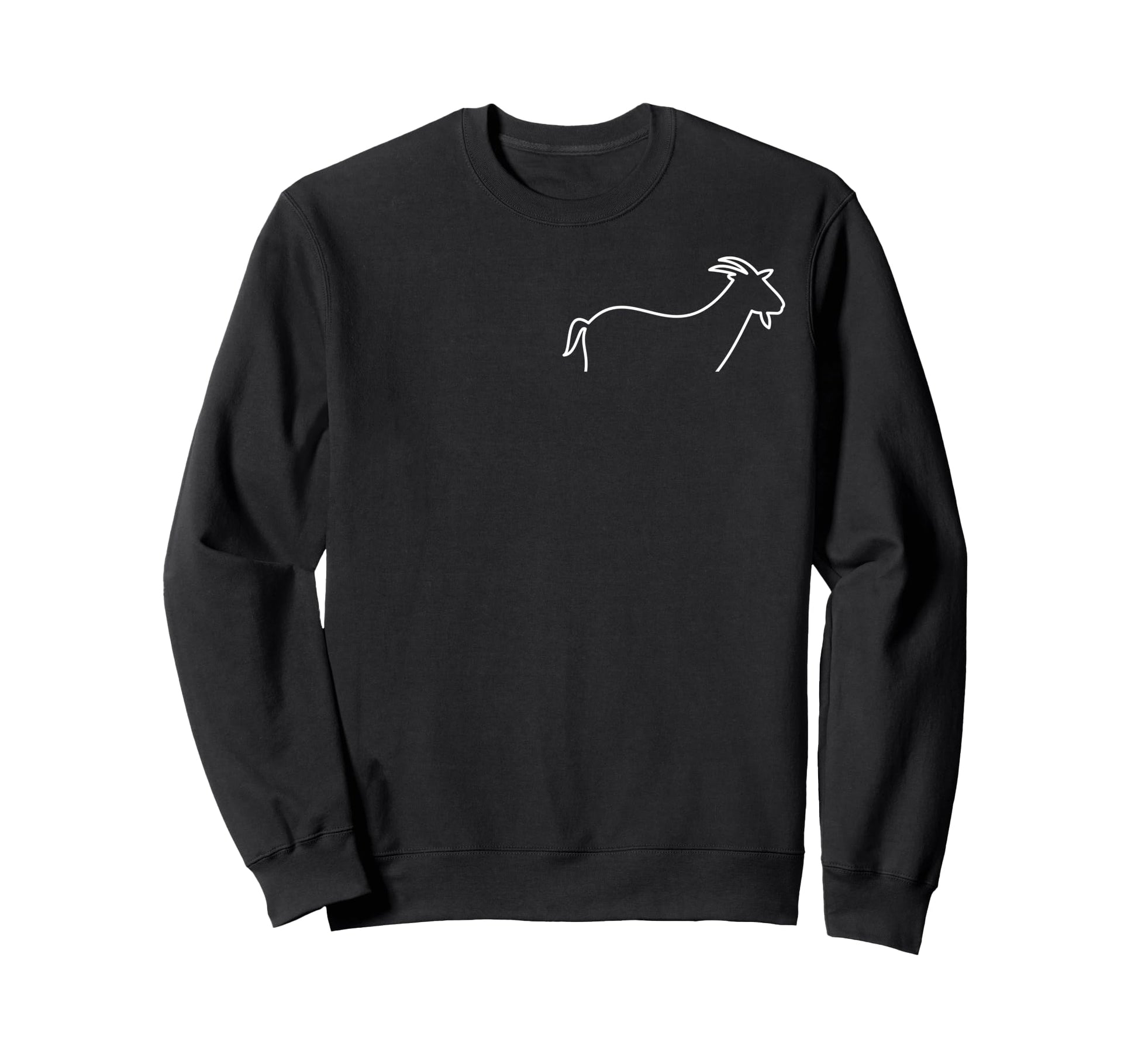 Goat Line Drawing Goat Dad Sweatshirt - Trendy Graphic Unisex - T-Shirt, Sweatshirt, Hoodie