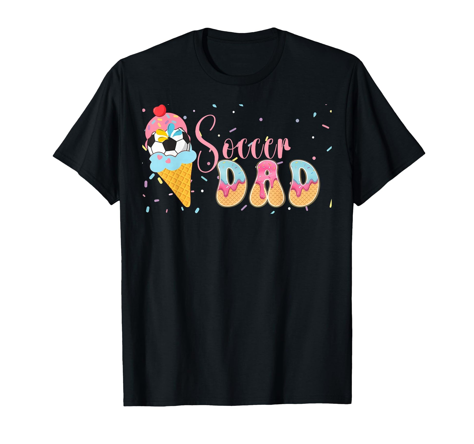 Soccer Dad Ice Cream Funny Fathers T-Shirt - Streetwear Style for Adults - T-Shirt, Sweatshirt, Hoodie