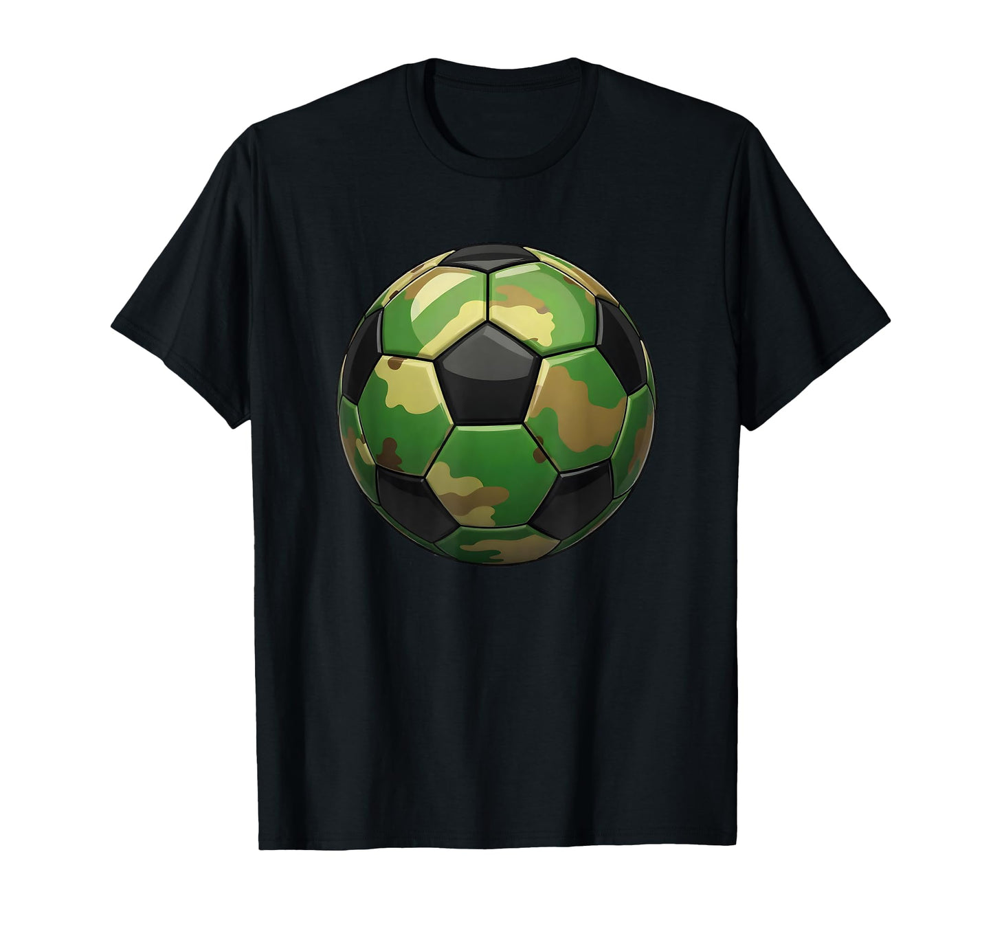 Soccer Ball Camouflage Soccer Player T-Shirt - Aesthetic Graphic Unisex - T-Shirt, Sweatshirt, Hoodie