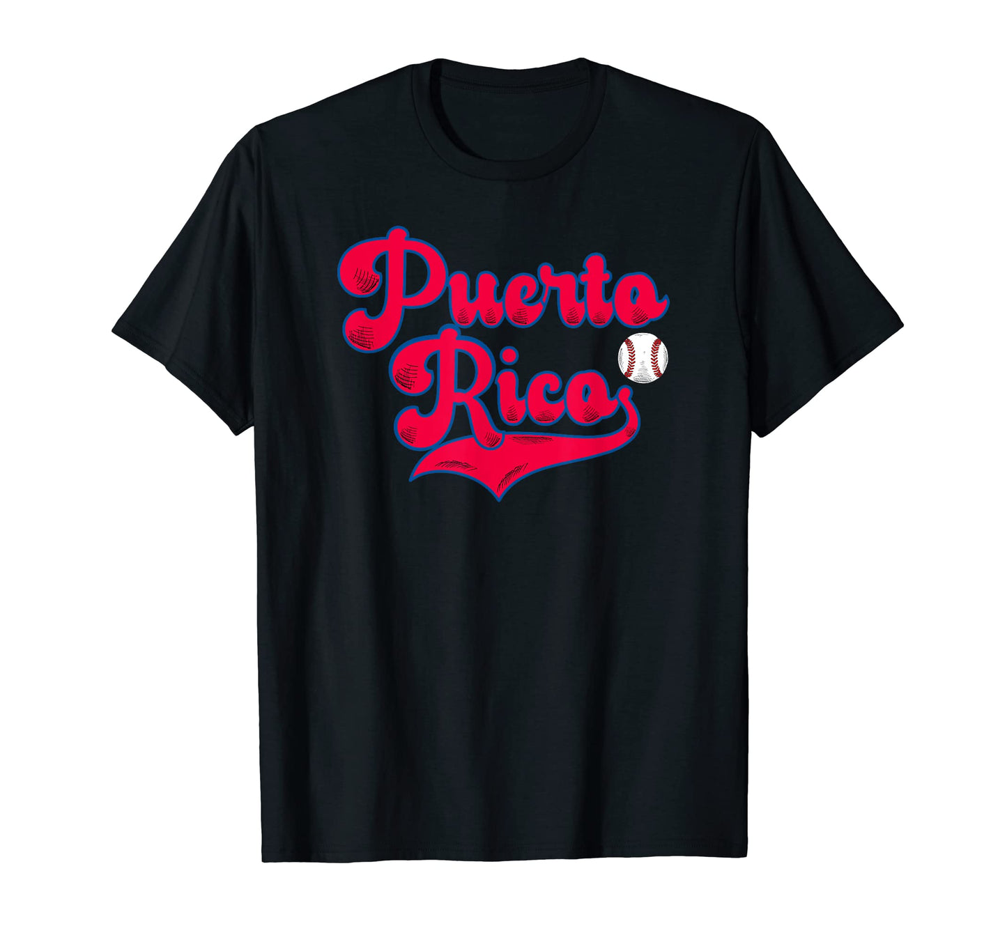 Puerto Rico Baseball Pride Red Boricua T-Shirt - Unique Graphic for Adults - T-Shirt, Sweatshirt, Hoodie