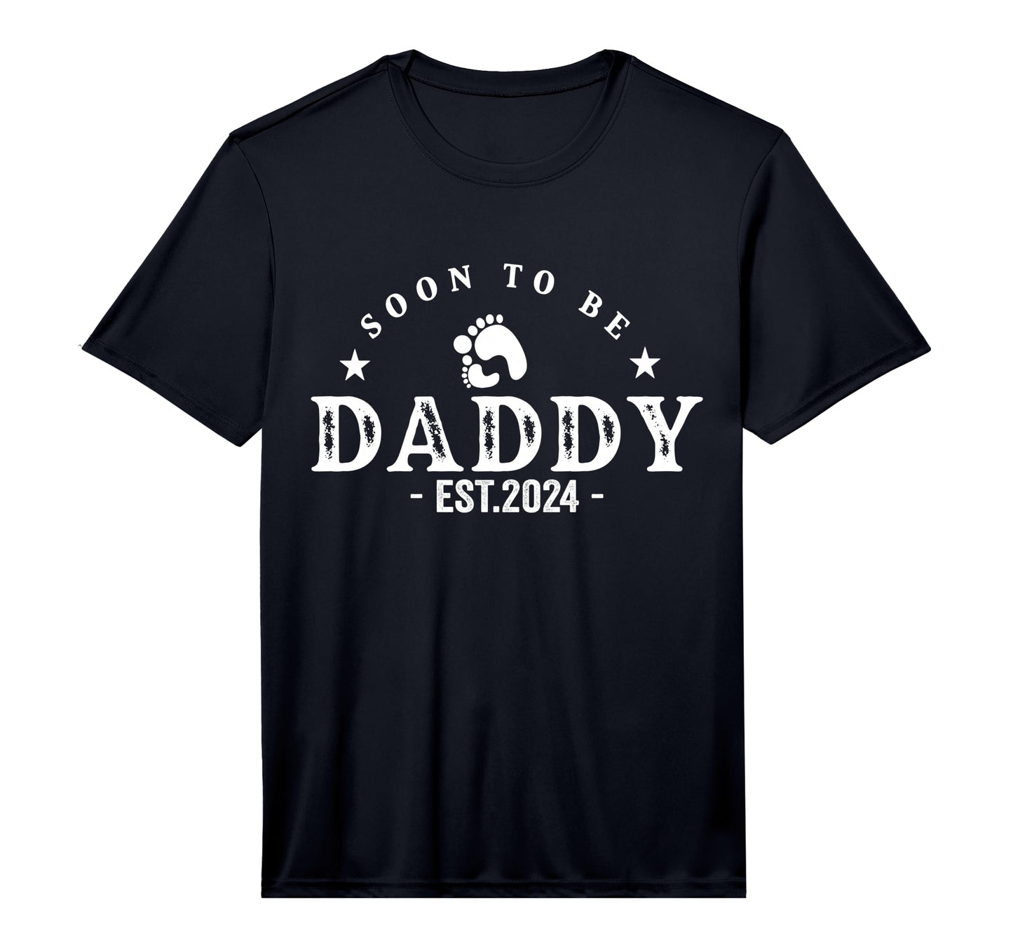 Mens Soon To Be Daddy Est 2024 New T-Shirt - Fun Novelty Design for Adults - T-Shirt, Sweatshirt, Hoodie