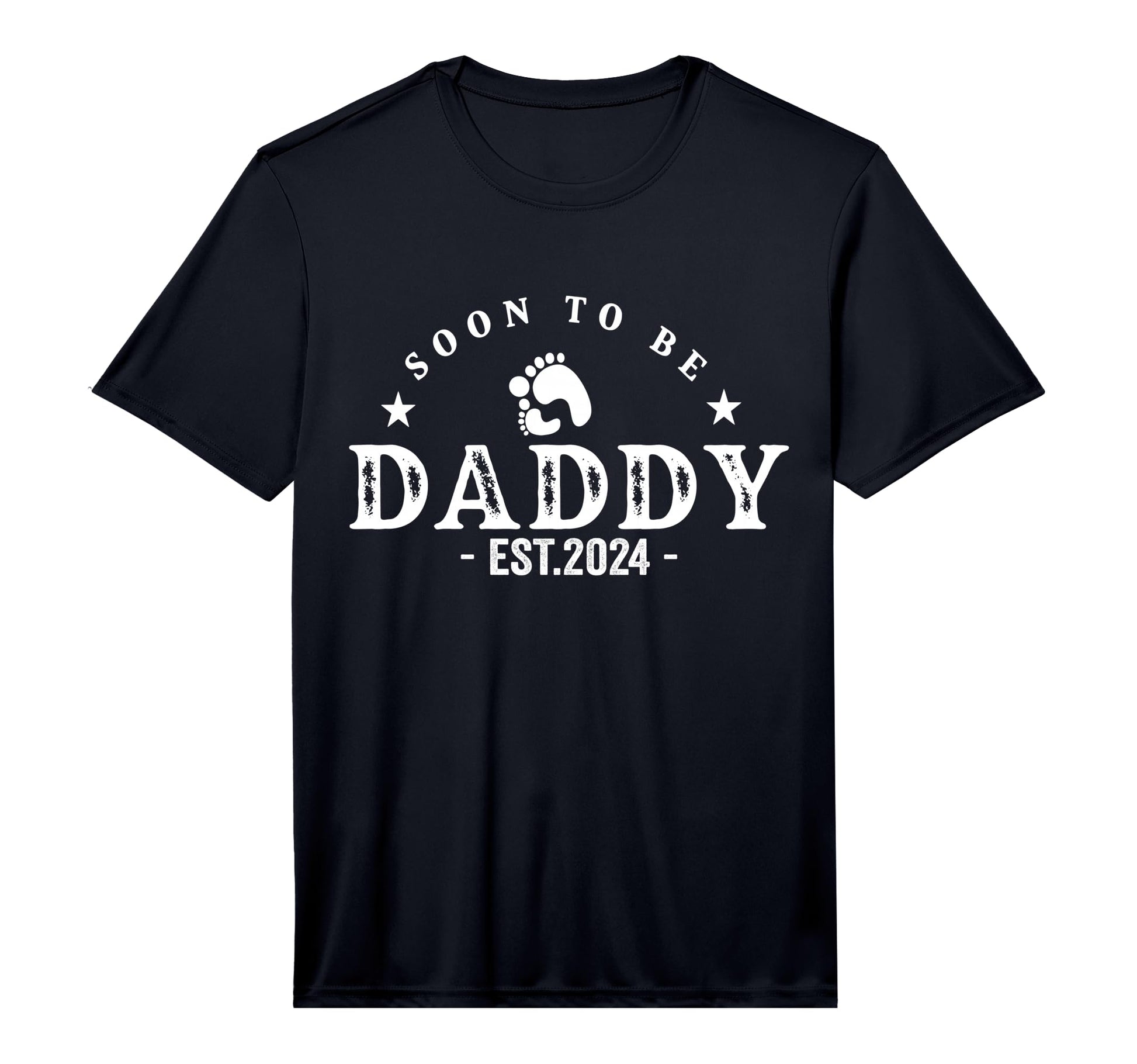 Mens Soon To Be Daddy Est 2024 New T-Shirt - Fun Novelty Design for Adults - T-Shirt, Sweatshirt, Hoodie