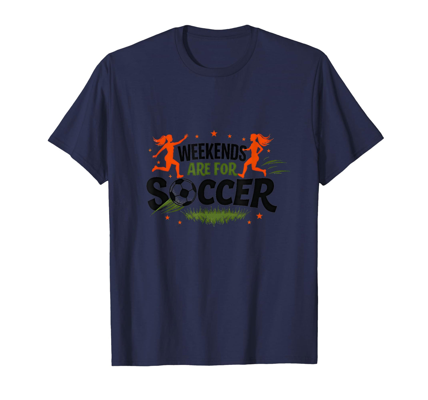 Weekends Are Soccer Energetic Player T-Shirt - Custom Art Print Men Women - T-Shirt, Sweatshirt, Hoodie