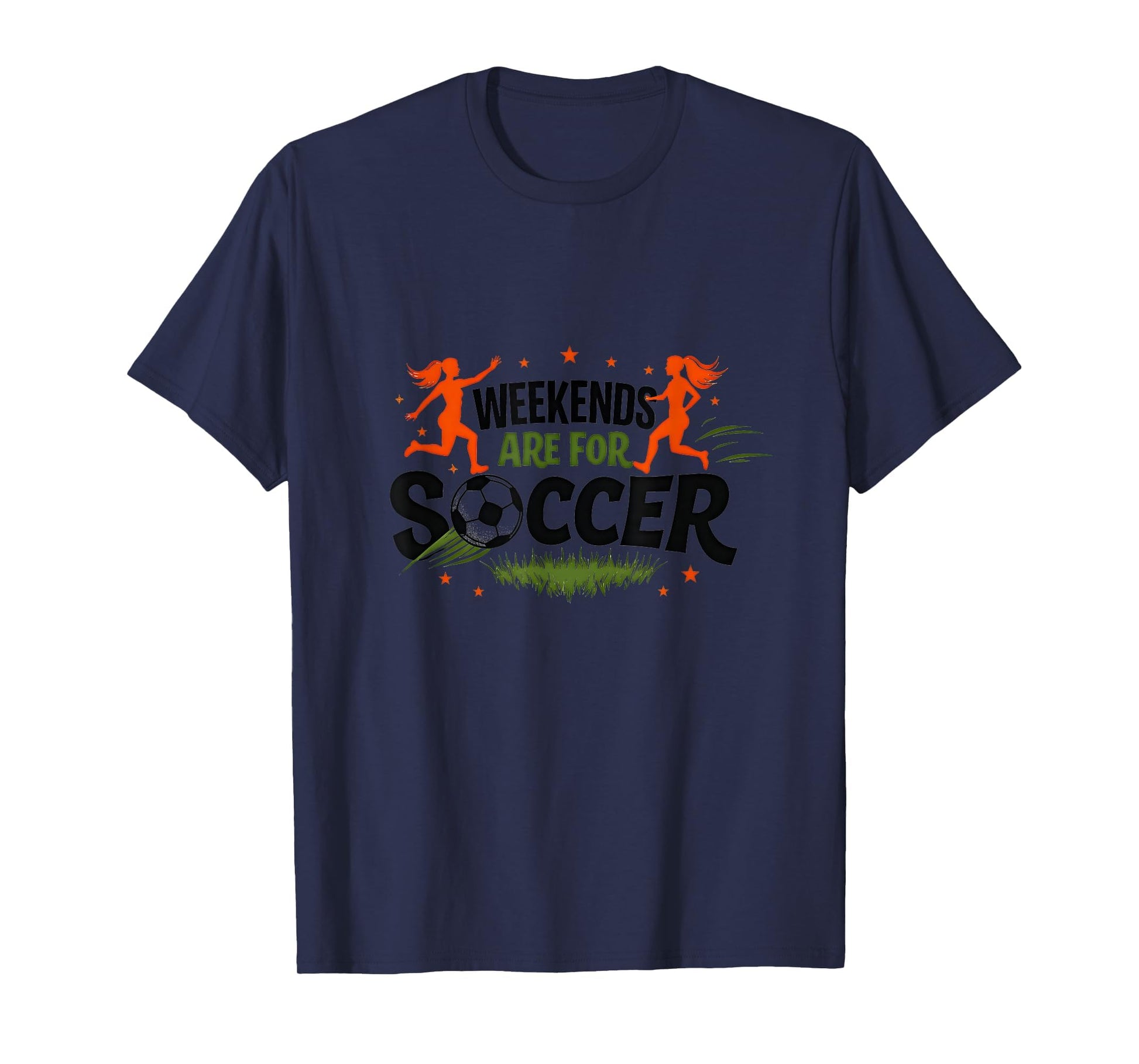 Weekends Are Soccer Energetic Player T-Shirt - Custom Art Print Men Women - T-Shirt, Sweatshirt, Hoodie