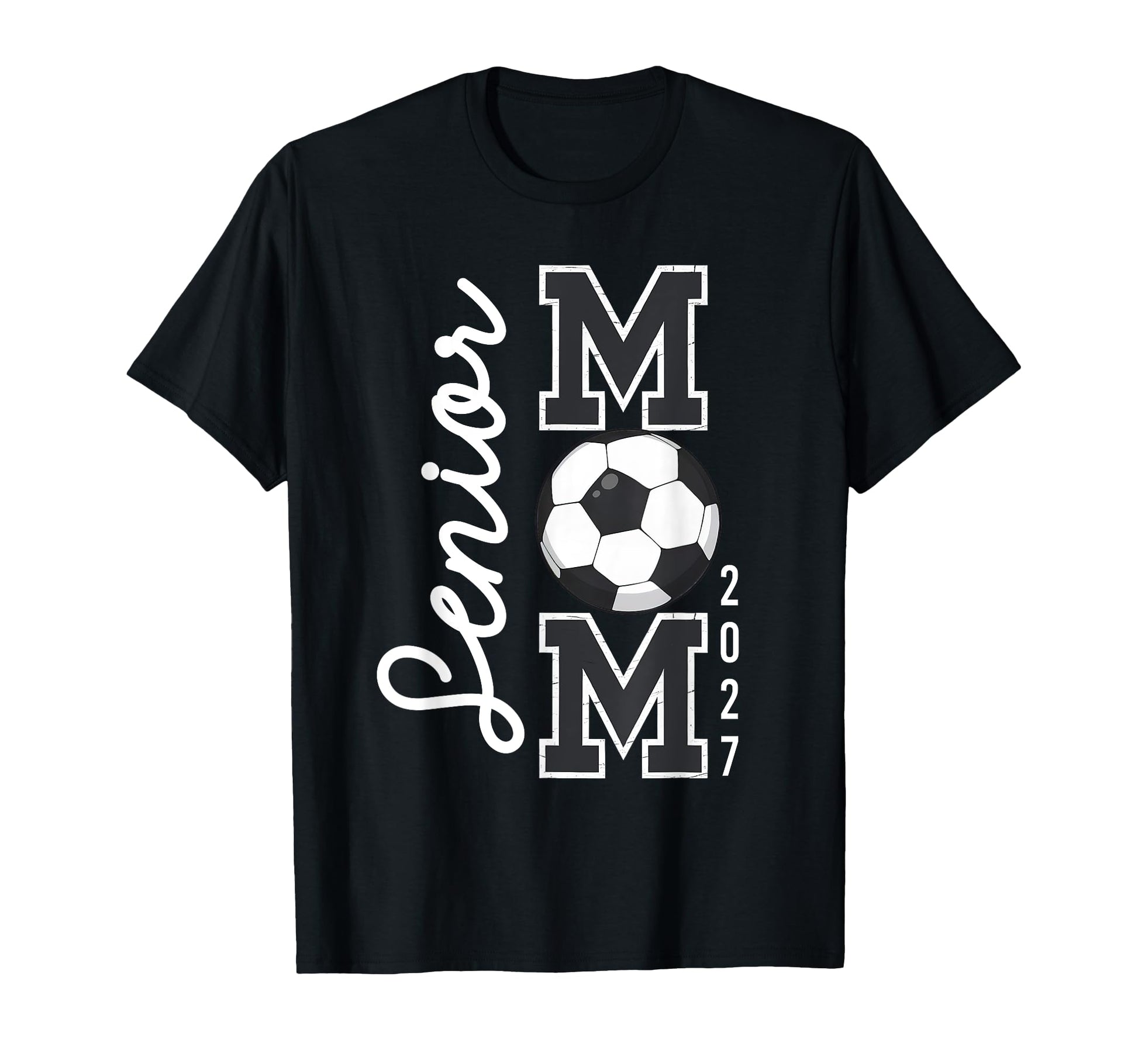 Senior Mom 2027 Soccer Mommy Class T-Shirt - Fun Novelty Design for Adults - T-Shirt, Sweatshirt, Hoodie
