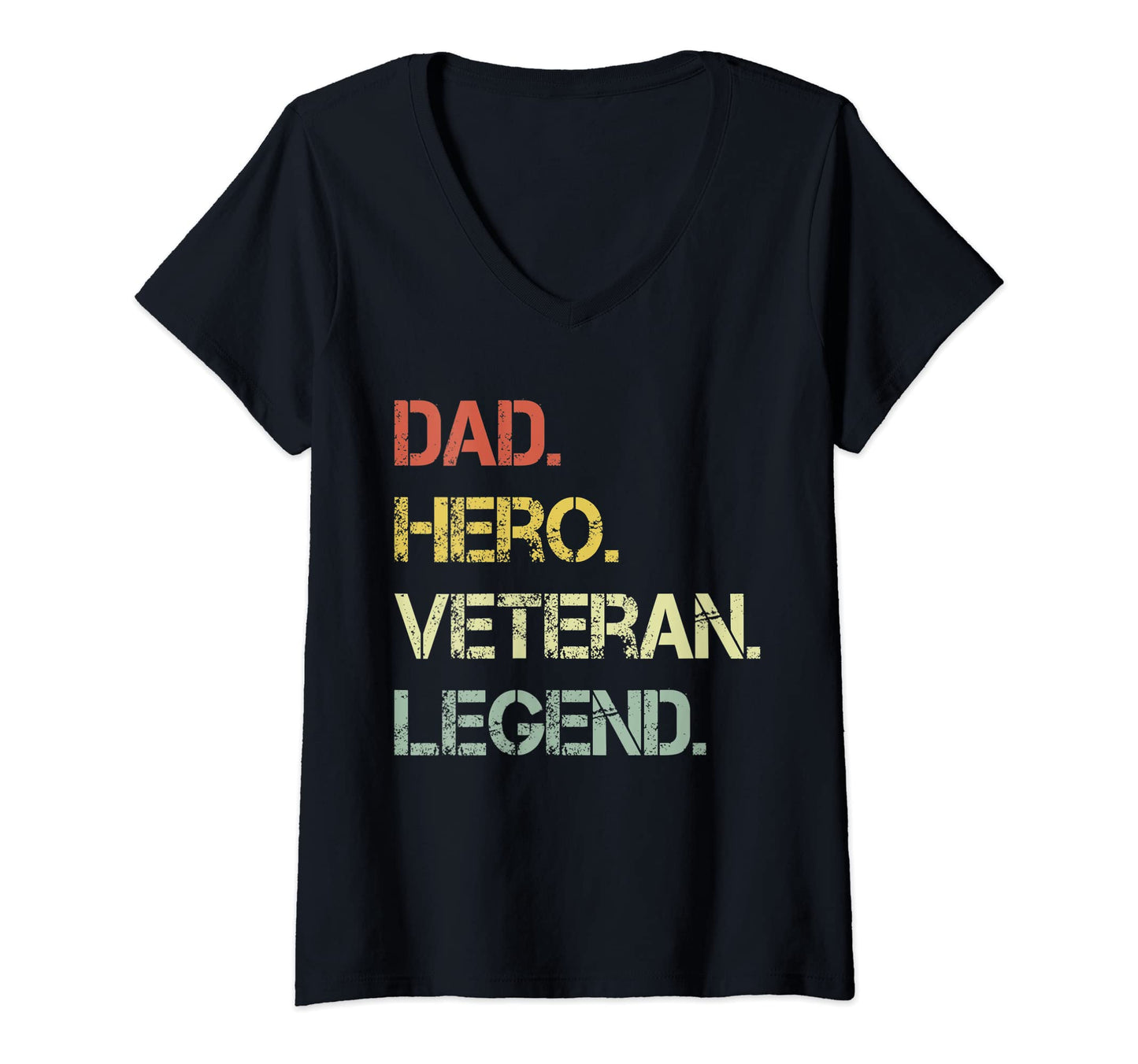 Dad Hero Veteran Legend Hoodie - Unique Graphic Unisex - T-Shirt, Sweatshirt, Hoodie