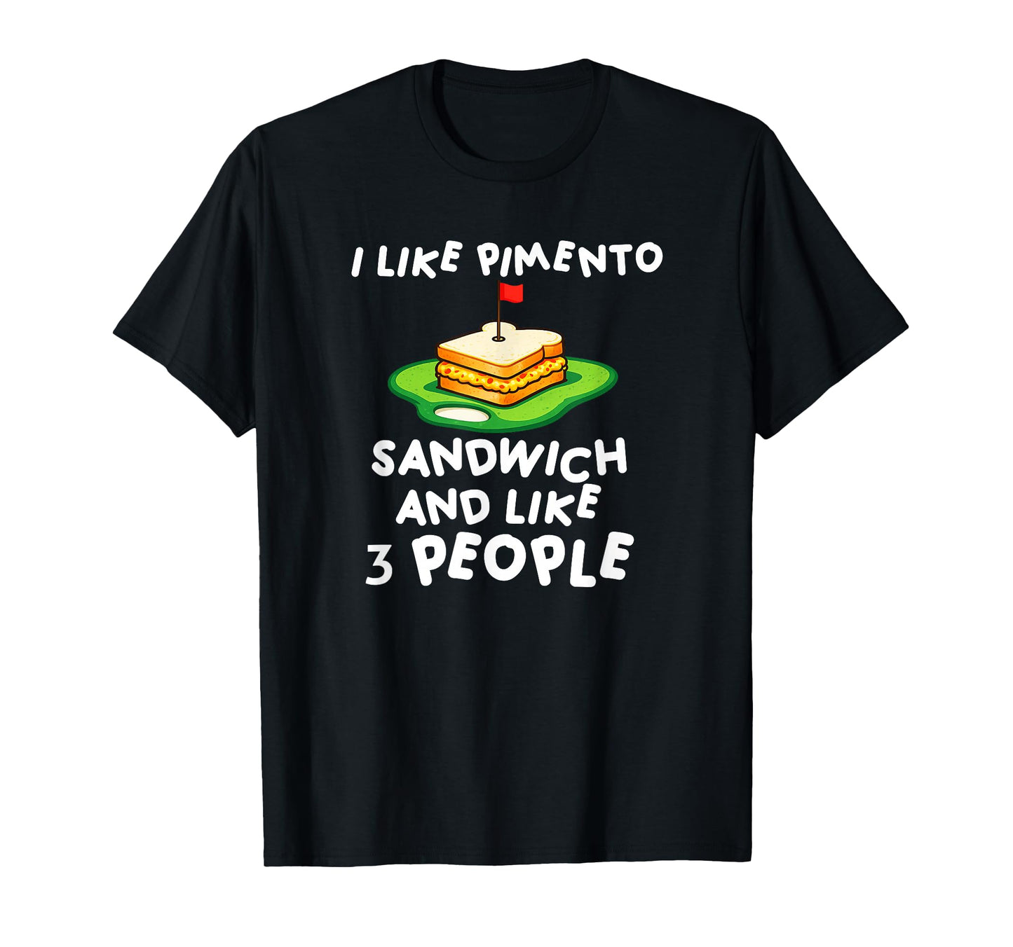 Pimento Cheese Sandwich Golf Dad T-Shirt - Unique Graphic Men Women - T-Shirt, Sweatshirt, Hoodie
